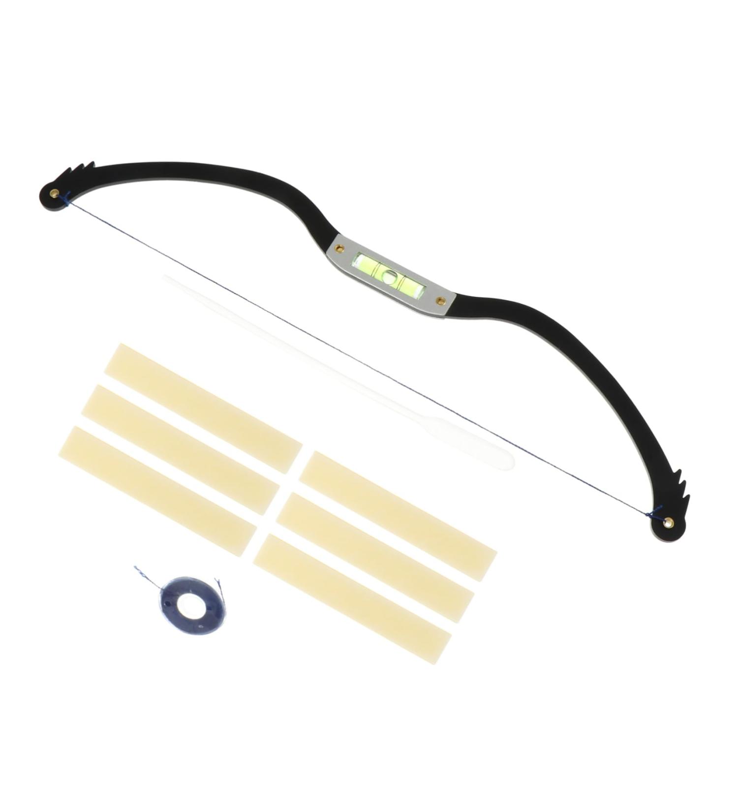 Hemoton 3pcs Bow Eyebrow Ruler Eyebrow Ruler Tool Stainless Steel Eyebrow Trimming Positioning Ruler - Buy Online on GoSupps.com