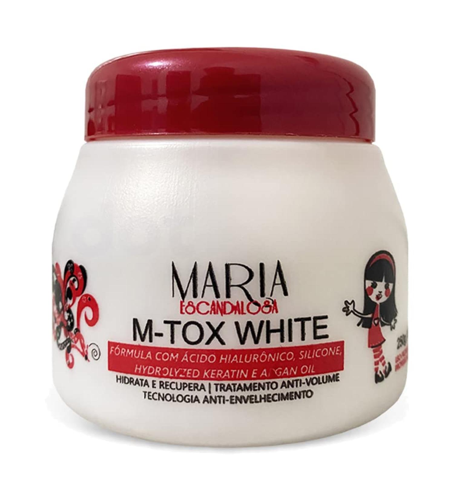 | M-Tox White Hair Treatment | Reduce Volume & Frizz | Ojon + Ketanin + Macadamia | Intensive Hydration and Shine | 250 gr / 8.81 oz.