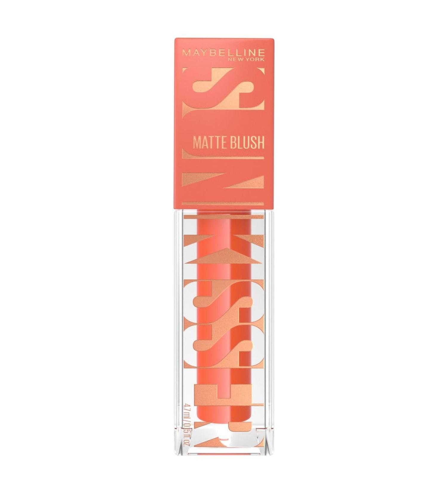 L'Or al Maybelline New York Sunkissed Liquid Glow Blush 34 Peachy Quench blush for all skin types enriched with vitamin E for a sunkissed glow feels light on the skin - Buy Online on GoSupps.com