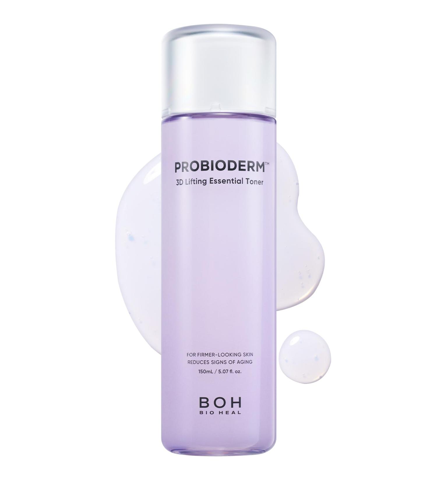 BIOHEAL BOH Probioderm 3D Lifting Essential Toner 5.07 fl oz (150 ml) | Hydrating & Lifting Face Toner with 17-Peptide Complex for Firmness & Elasticity - Buy Online on GoSupps.com