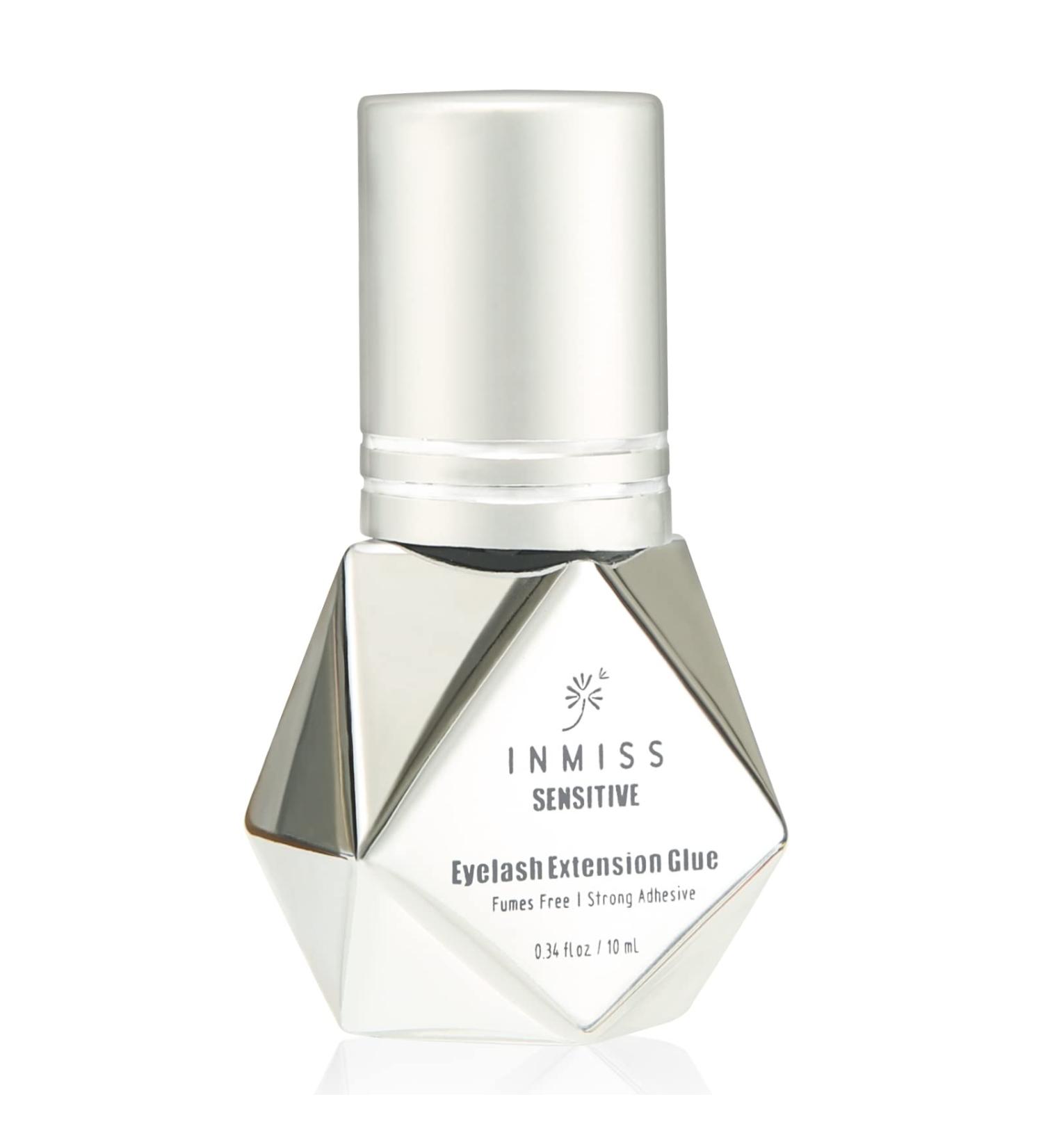 INMISS Sensitive Lash Extension Glue | No Fume | 2-3 Sec Drying Time | DIY Individual Eyelash Adhesive for Self & Professional Application | 0.34fl.oz / 10 ml - Buy Online on GoSupps.com