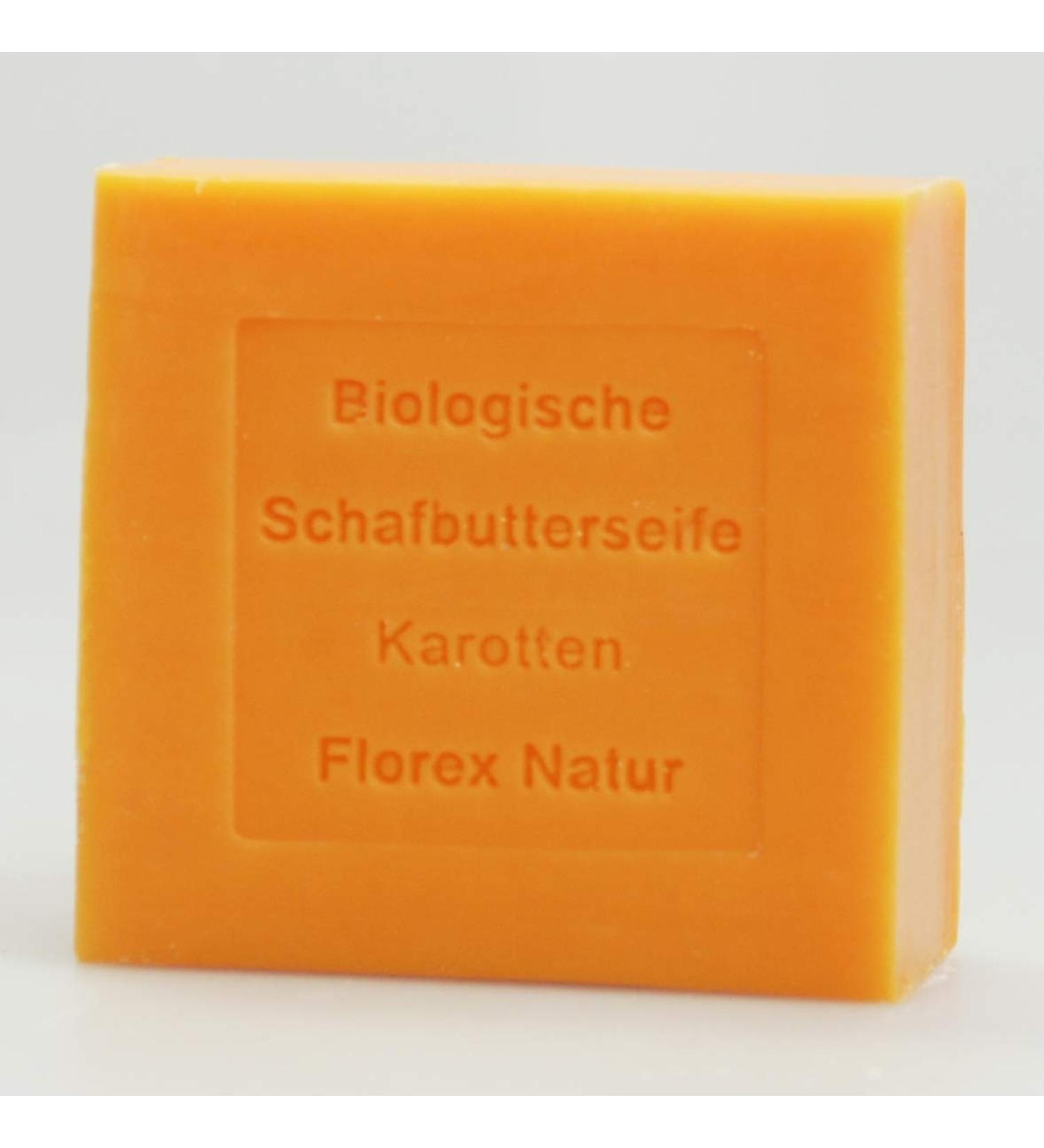 Florex Florex Organic Sheep Butter Soap - Carrot - Natural Fragrance - 100g