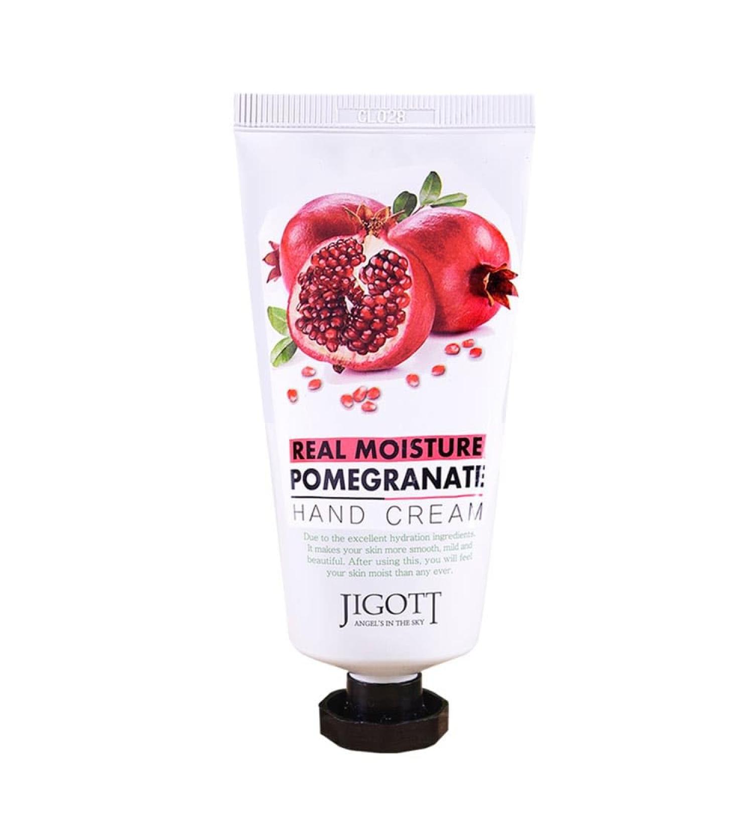 JIGOTT Real Moisture Hand Cream 100ml - Pomegranate | Best Nourishing Hand Care for Dry Skin - Shop Internationally - Buy Online on GoSupps.com