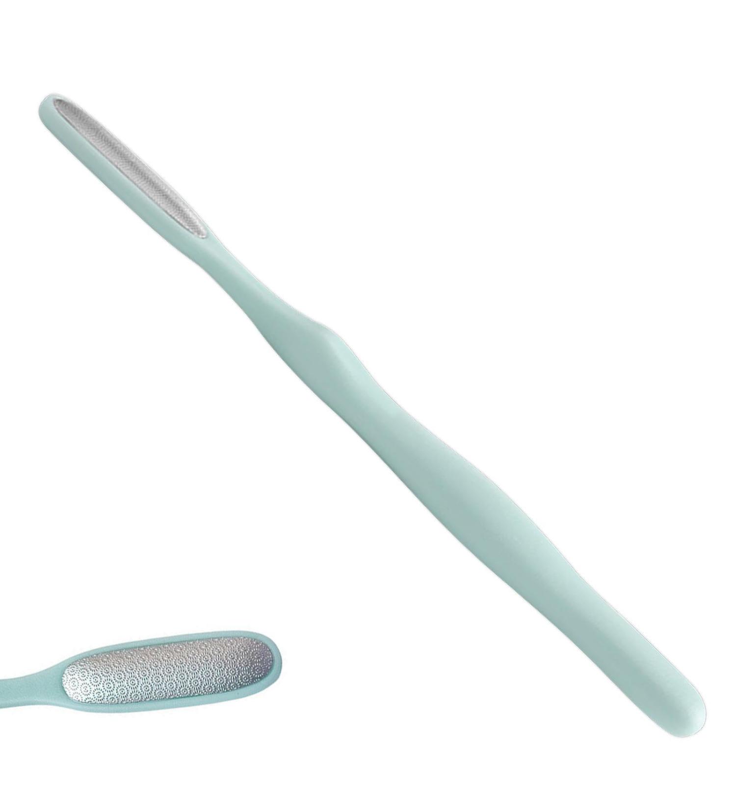 Fravsiu Stainless Steel Foot File Cleaning Brush Between Toes Gaps - Brush for Cleaning the Gaps of Toes Foot Shower Scrubber Blue - Buy Online on GoSupps.com