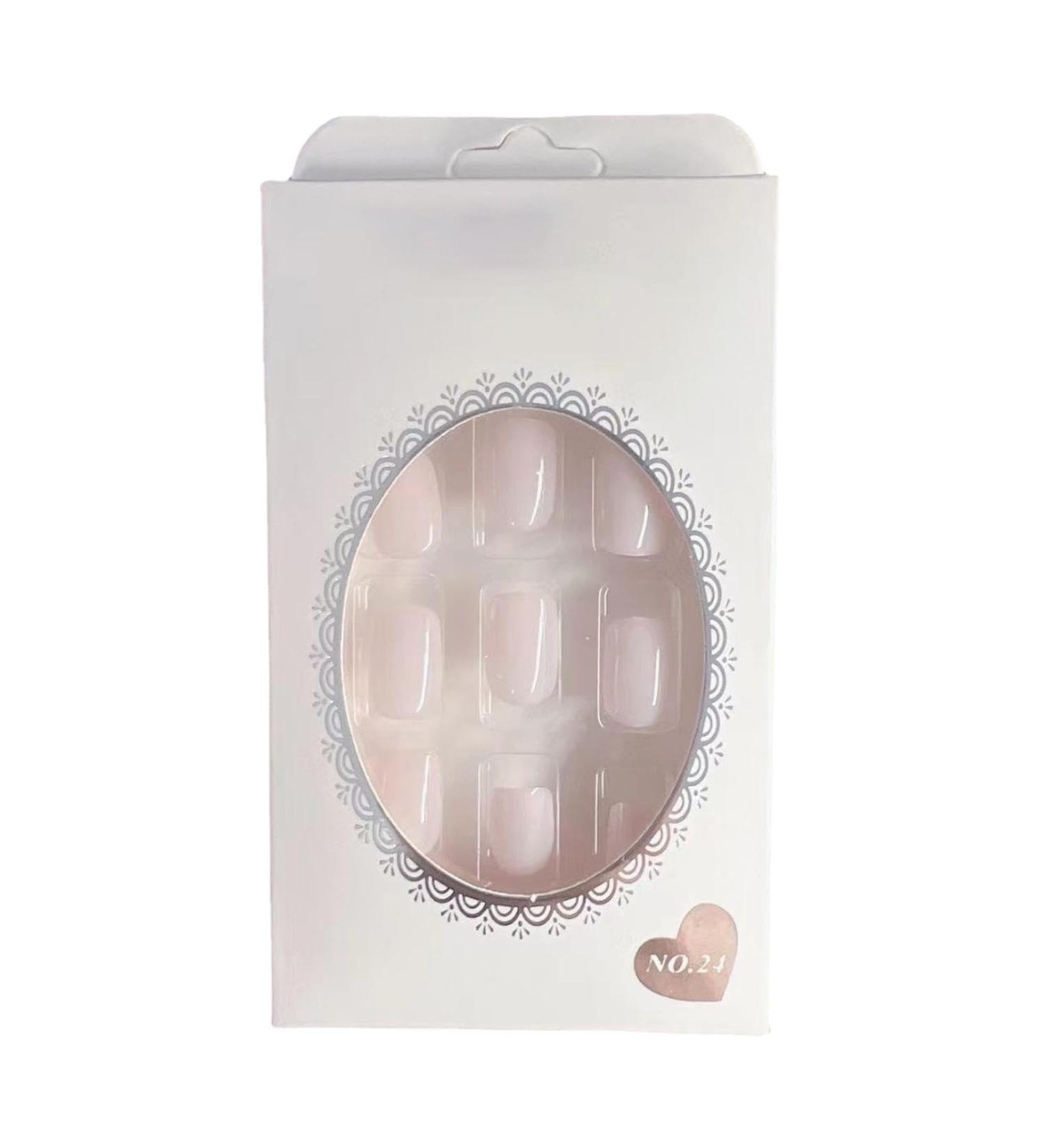 Fake Press On Nails Fake Warable Nails - Removable False Nails No Glue Press On Nails Short Fake Nails for Girls Women - Buy Online on GoSupps.com