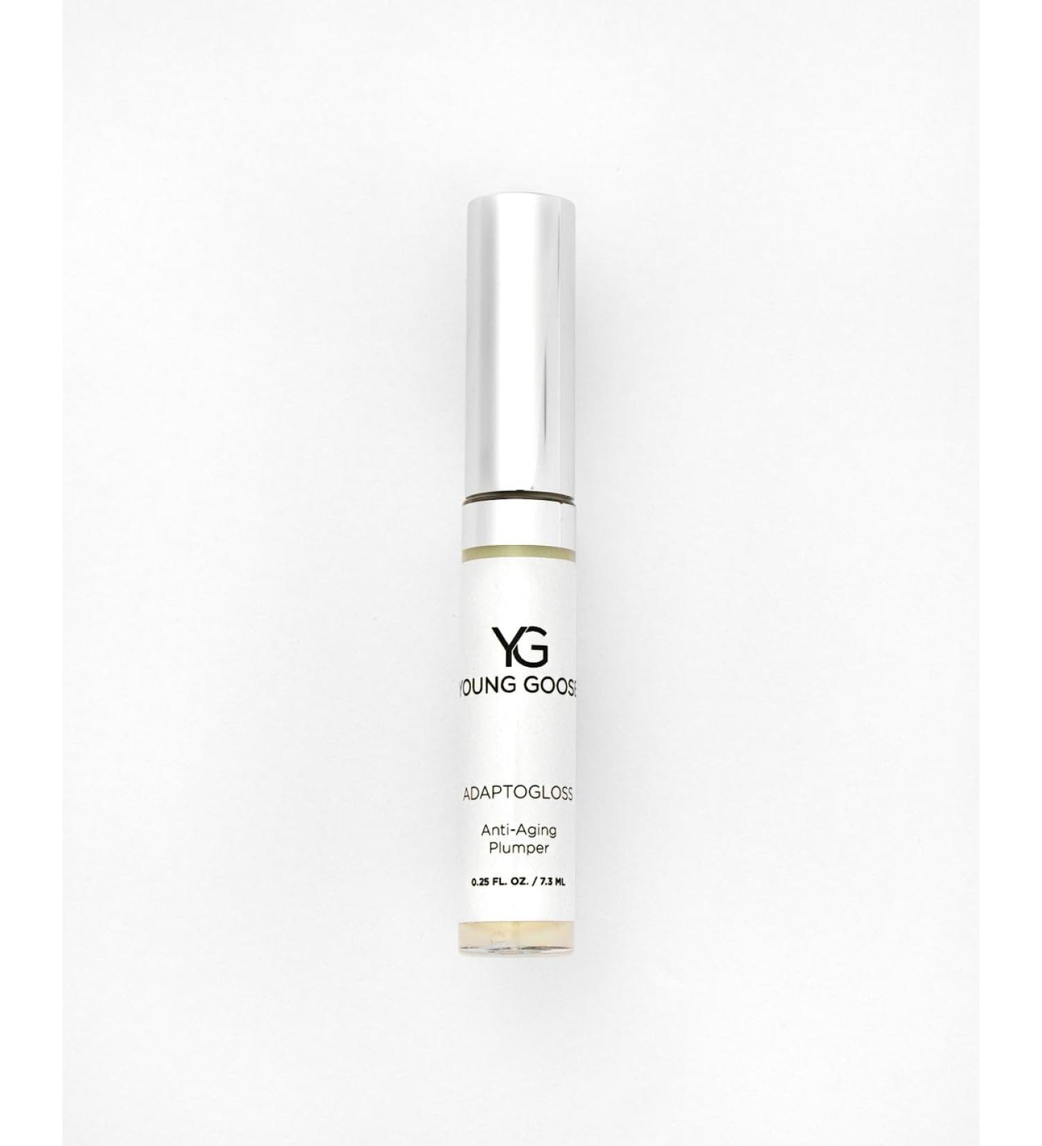 Young Goose Adaptogloss | NAD+ Plumping Lip Balm | Firming | Cranberry Flavored | Rejuvenates Lips | Vitamin B3 | UV Protection