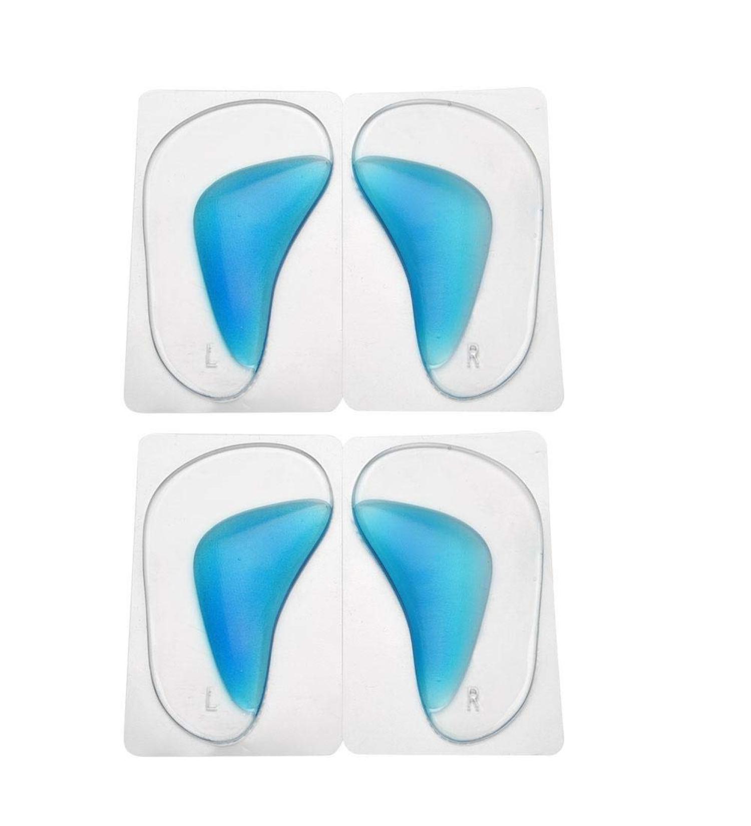 Arch Support Insoles - 2 Pairs Orthopedic Foot Cushion & Silicone Support for Ultimate Comfort - Buy Online on GoSupps.com