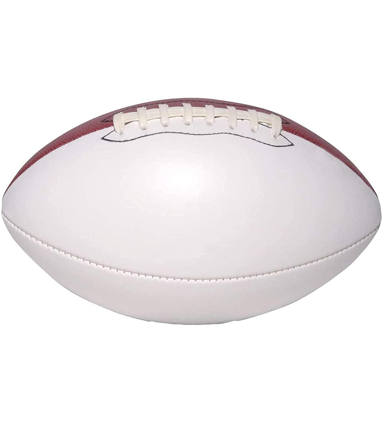 Ballstars Autograph Mini Football - Official Size 1 Trophy for Signatures, Two White Panels, Base Included - Buy Online on GoSupps.com