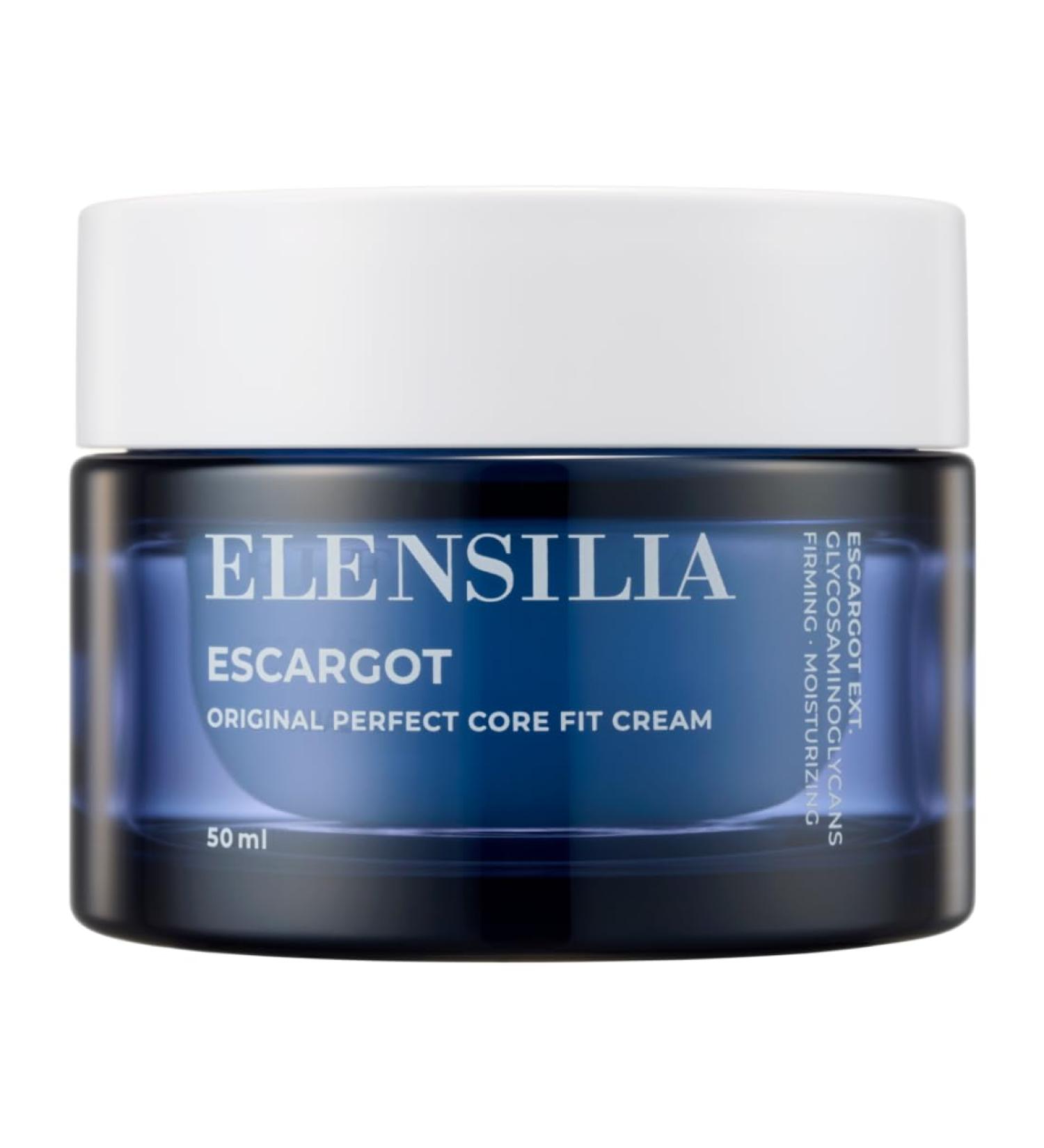 Elensilia Escargot Original Perfect Core Fit Cream, 50ml (1.69fl.oz) Hydrating & Rejuvenating Cream for Soft, Radiant Skin - Buy Online on GoSupps.com