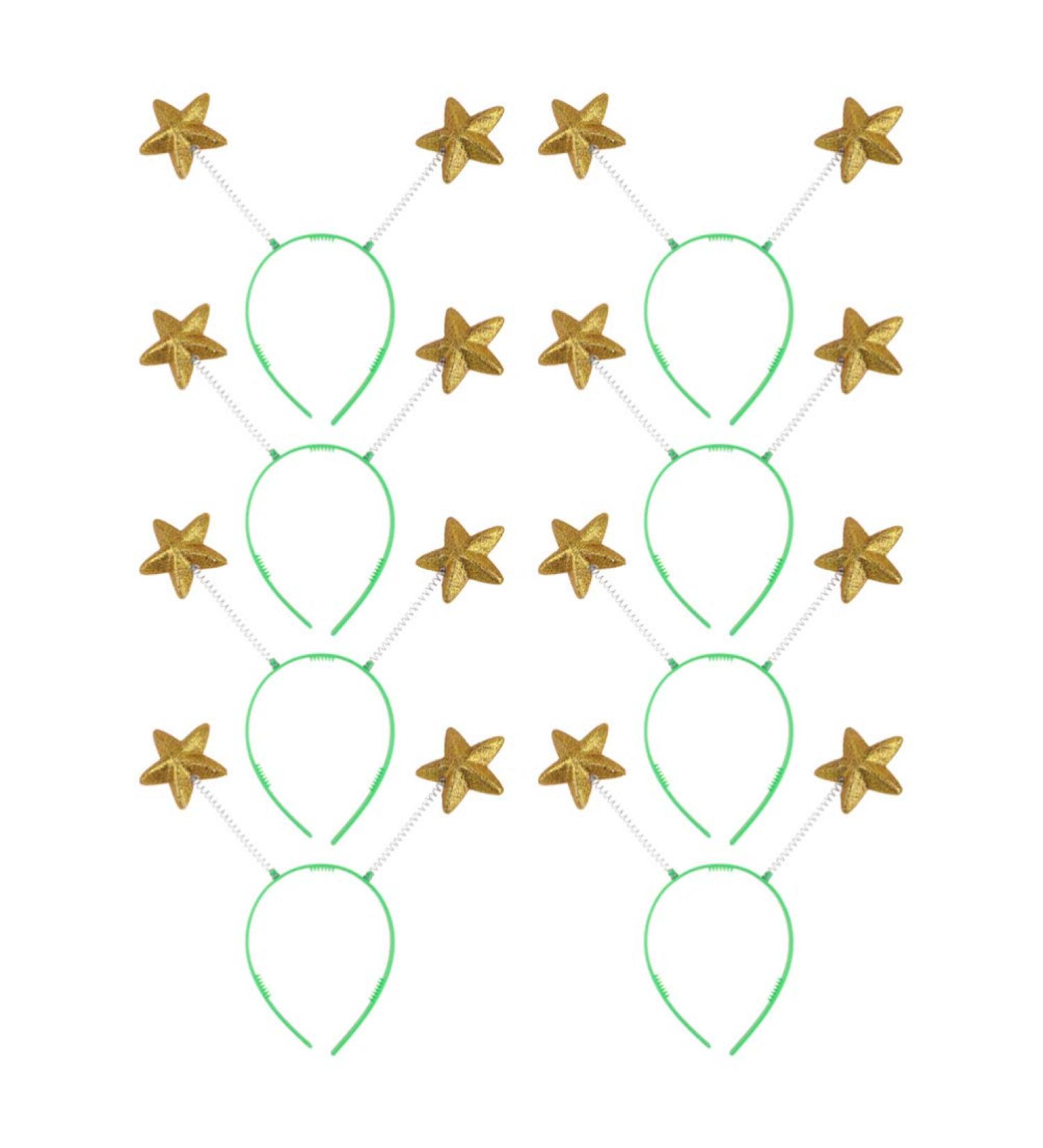 Lurrose 8pcs Martian Head Boppers Alien Antenna Star Headband Novelty Headbands - Yellow - Buy Online on GoSupps.com