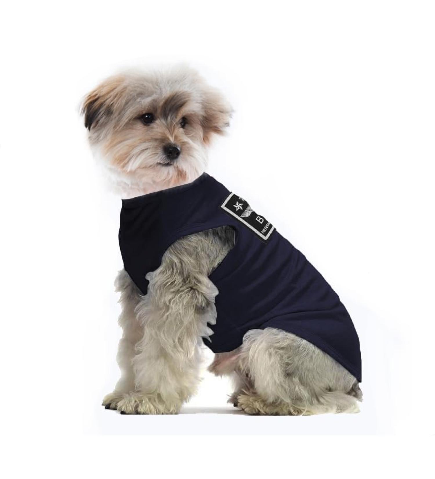 Shop Dog Clothes for Small Dogs | Breathable Cotton T-Shirts & Costumes - Dog Sunscreen Apparel (L Blue) - Buy Online on GoSupps.com