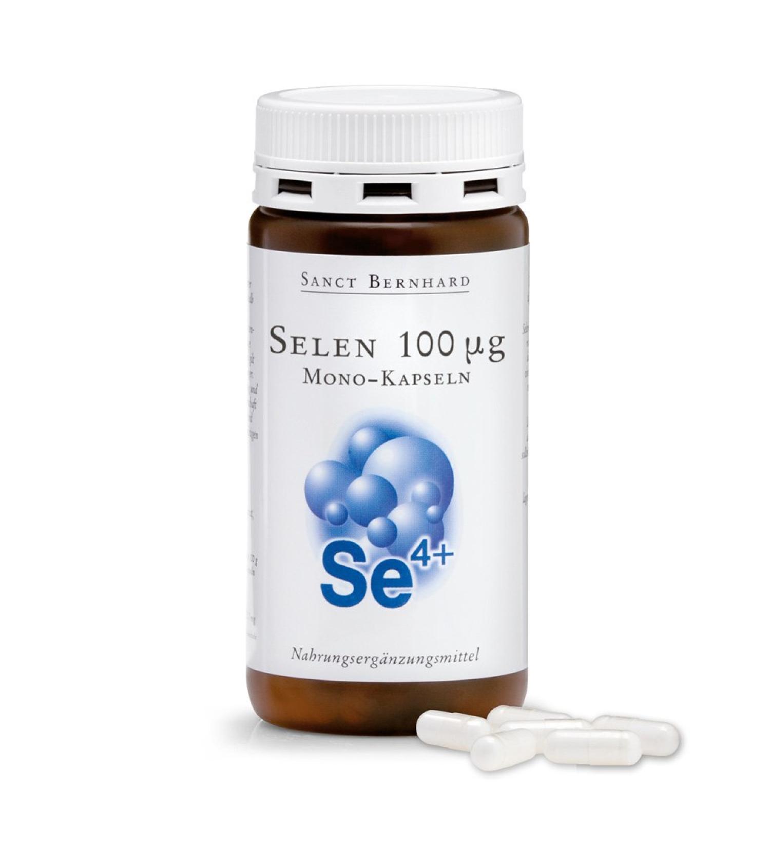 Sanct Bernhard Selenium 100 g Mono capsules with pure selenium content 180 capsules