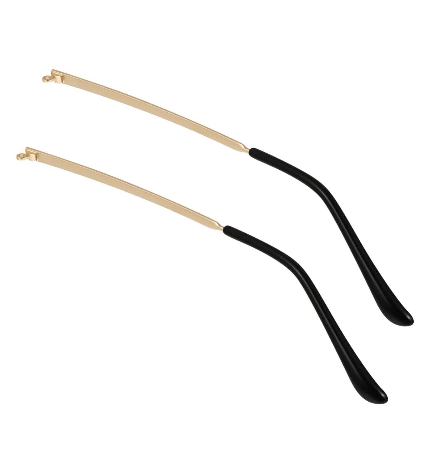 iBasenice Metal Glasses Replacement - 1 Pair Gold Metal Lenses & Temple Arms for Sunglasses - Buy Online on GoSupps.com