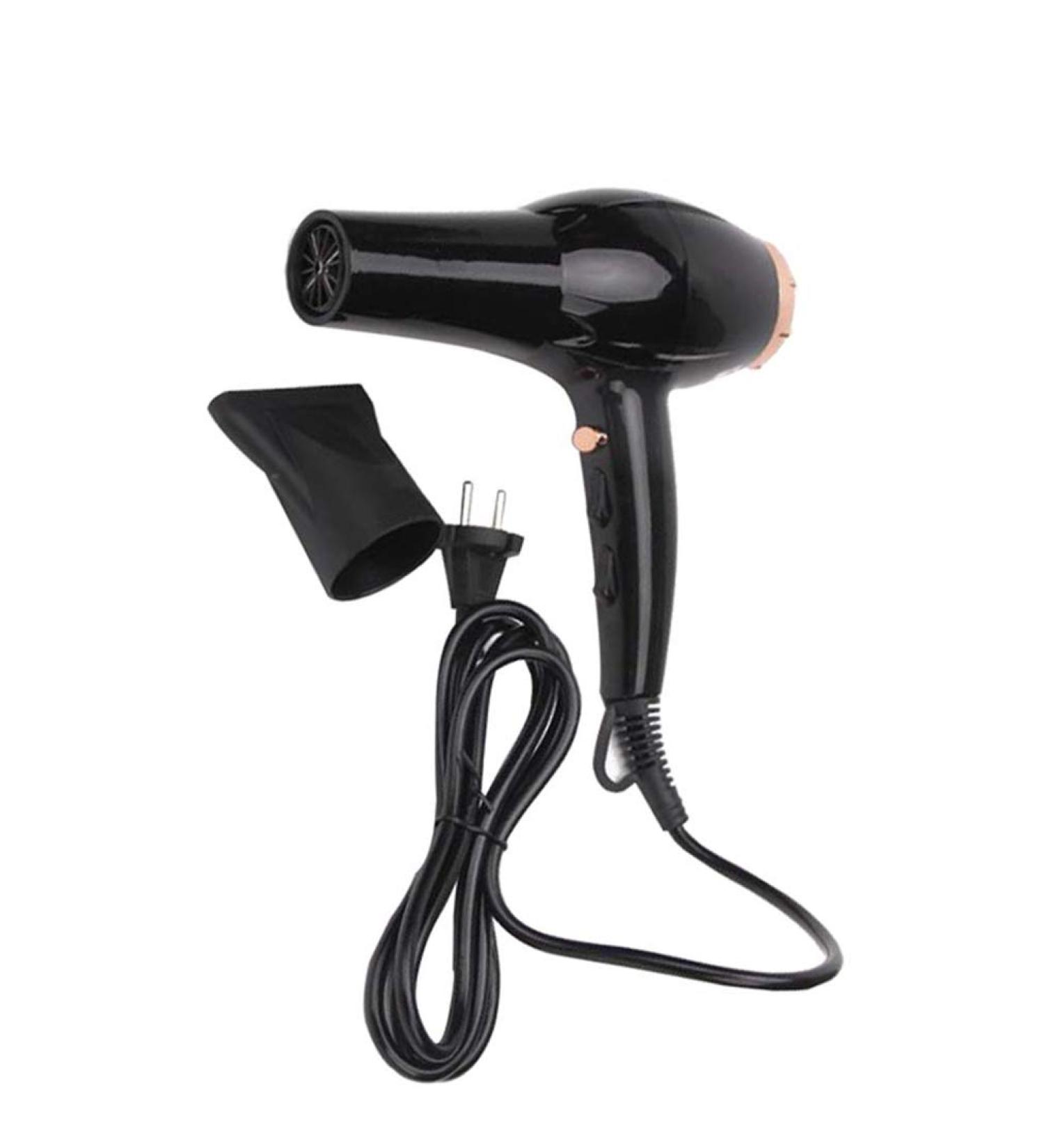 Professional Hair Dryer 2500W Ion Salon Fast Hair Dryer 3 Heat Levels 2 Speeds Cold Air with Nozzle for Home Use - Buy Online on GoSupps.com