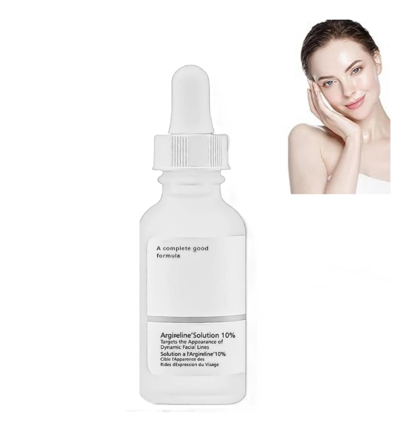Argireline-Solution 10% Anti Wrinkle Serum Aging Solution Facial Serum Solution Facial Serum Facial Serum Moisturising Facial Serum Peptide Serum Peptide Moisturiser Long-Lasting Facial Serum - Buy Online on GoSupps.com