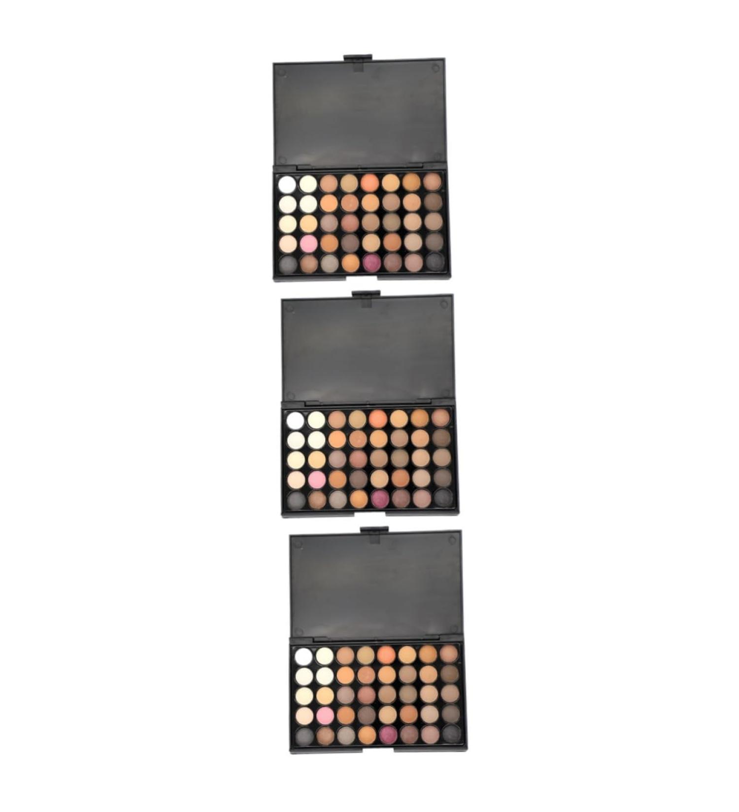 FOMIYES Makeup Palette 3pcs 40 Eye Shadow Eyeshadow Pallet Eyeshadow Matt Eyeshadow Powder Palette Matte Eye Shadow Palettes - Buy Online on GoSupps.com