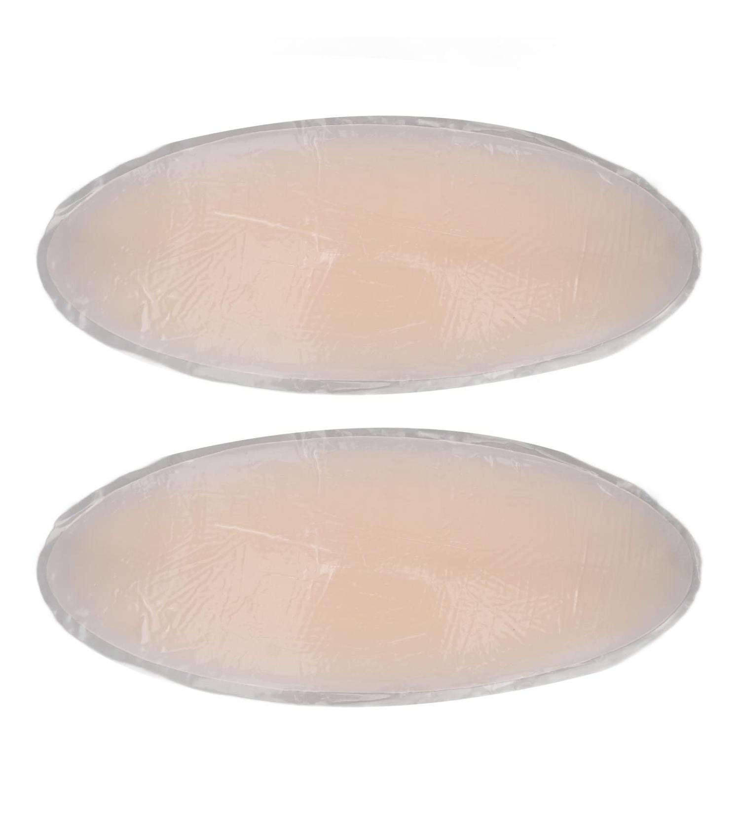 ANGGREK Leg Onlays - 1 Pair Adhesive Silicone Calf Corrector for Crooked Thin Legs - Beige - Buy Online on GoSupps.com