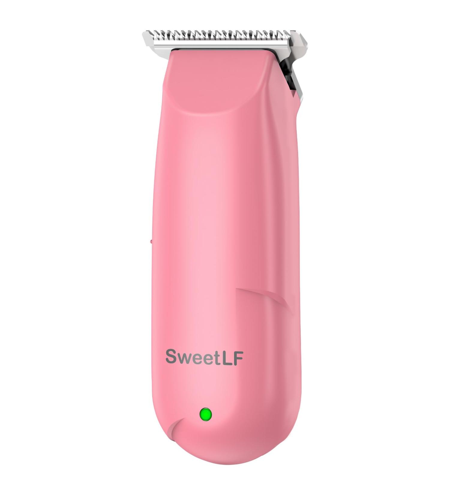SWEETLF Hair Clippers Silent Cordless Hair Trimmer Mini Hair Cutting Kit with 3 Guide Combs Portable & USB Rechargeable Haircut Clippers for Men Women Kids (Milky White) (Pink) - Buy Online on GoSupps.com