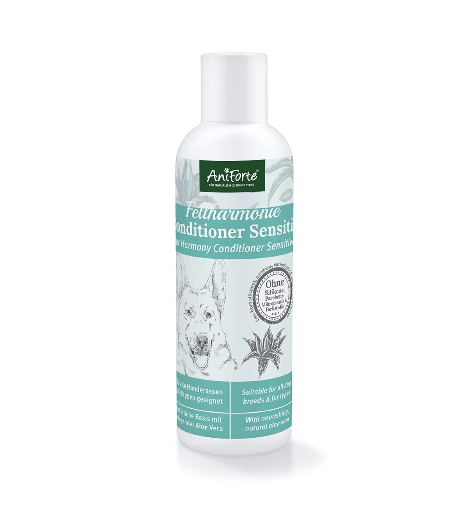 AniForte Fellharmonie Conditioner for Dogs 200ml - Natural Dog Shampoo Conditioner for Long Hair and Short Hair Care and Protection with Aloe Vera No More Matted Fur Sensitive - Buy Online on GoSupps.com