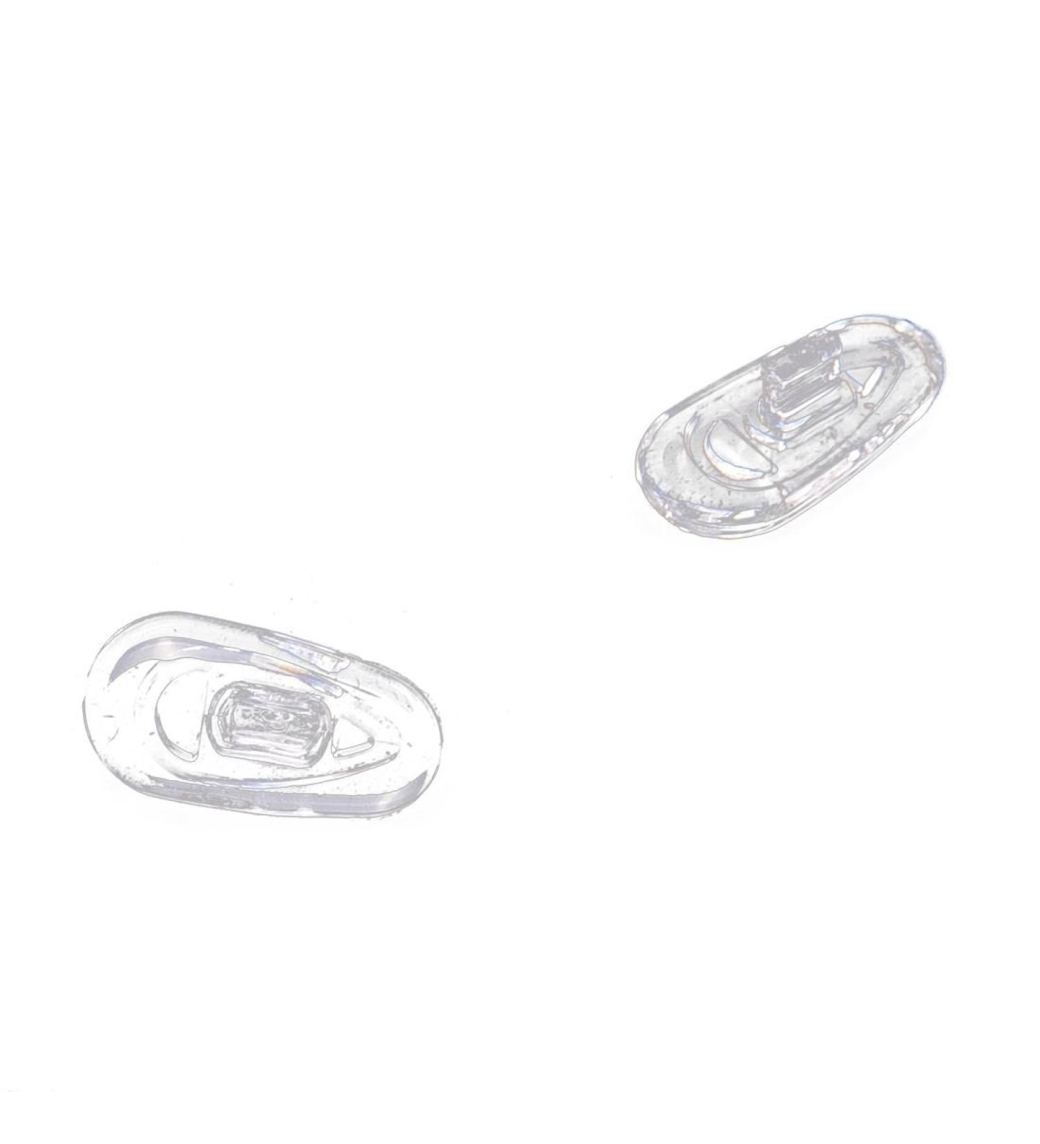 25 Pairs of Oval Silicone Nose Pads for Glasses | Comfort & Grip | International Shipping - Buy Online on GoSupps.com