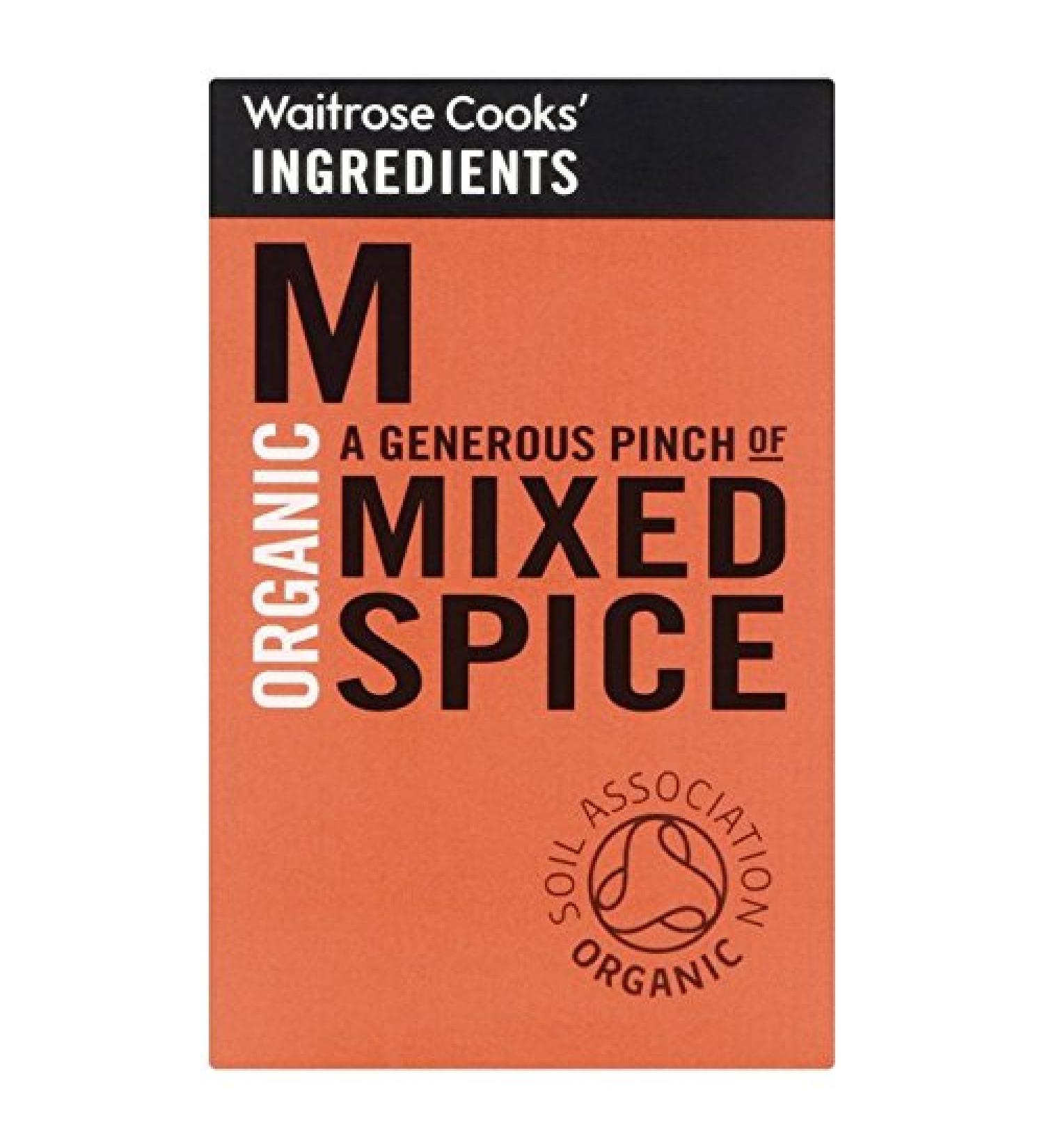 Cooks' Ingredients Cooks' Ingredients Organic Mixed Spice Waitrose 34g