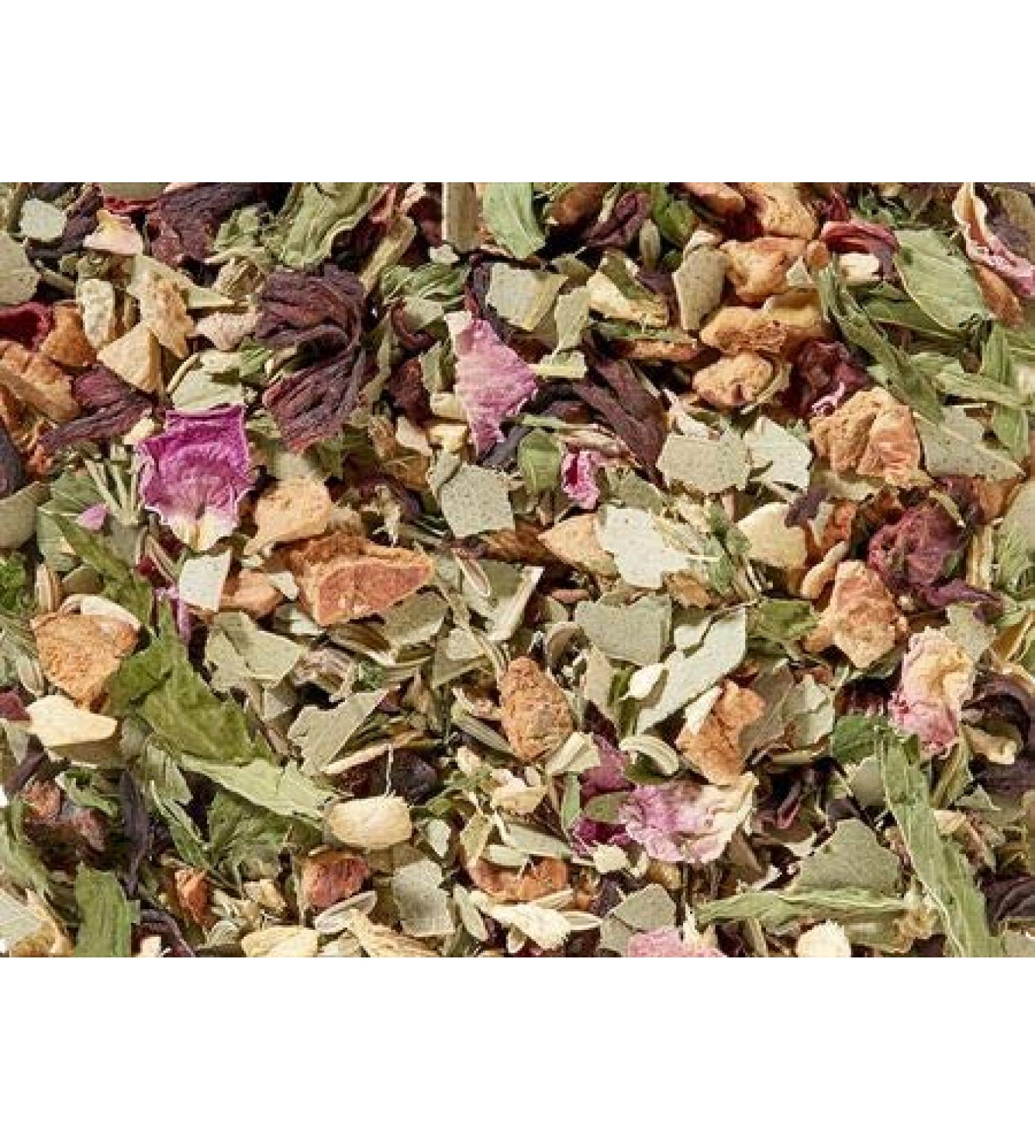 Dethlefsen Balk 1 kg BIO herbal tea mixture approx A hemp eucalyptus rose flavored DE KO006
