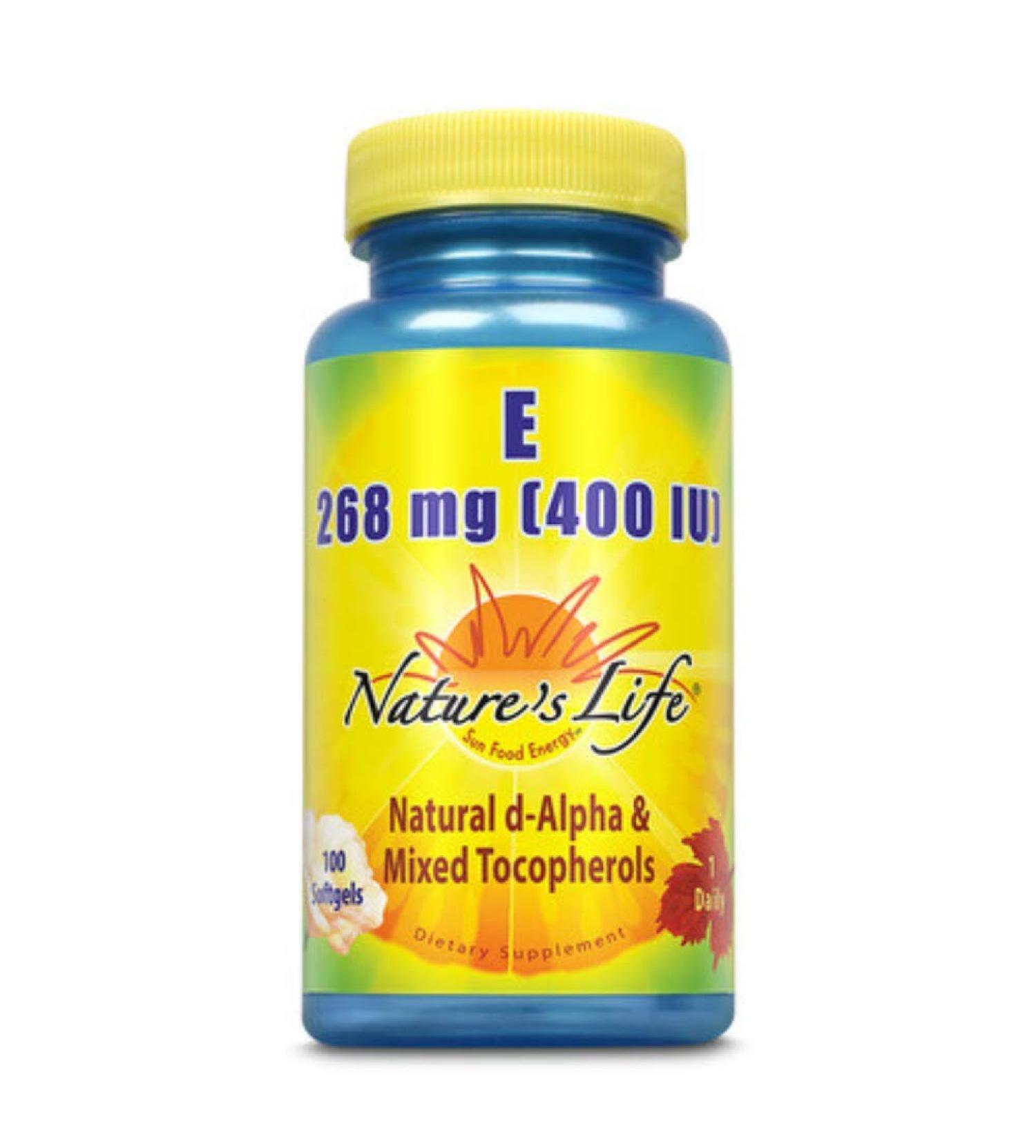 Nature's Life Vitamin E 400 IU | 100 ct