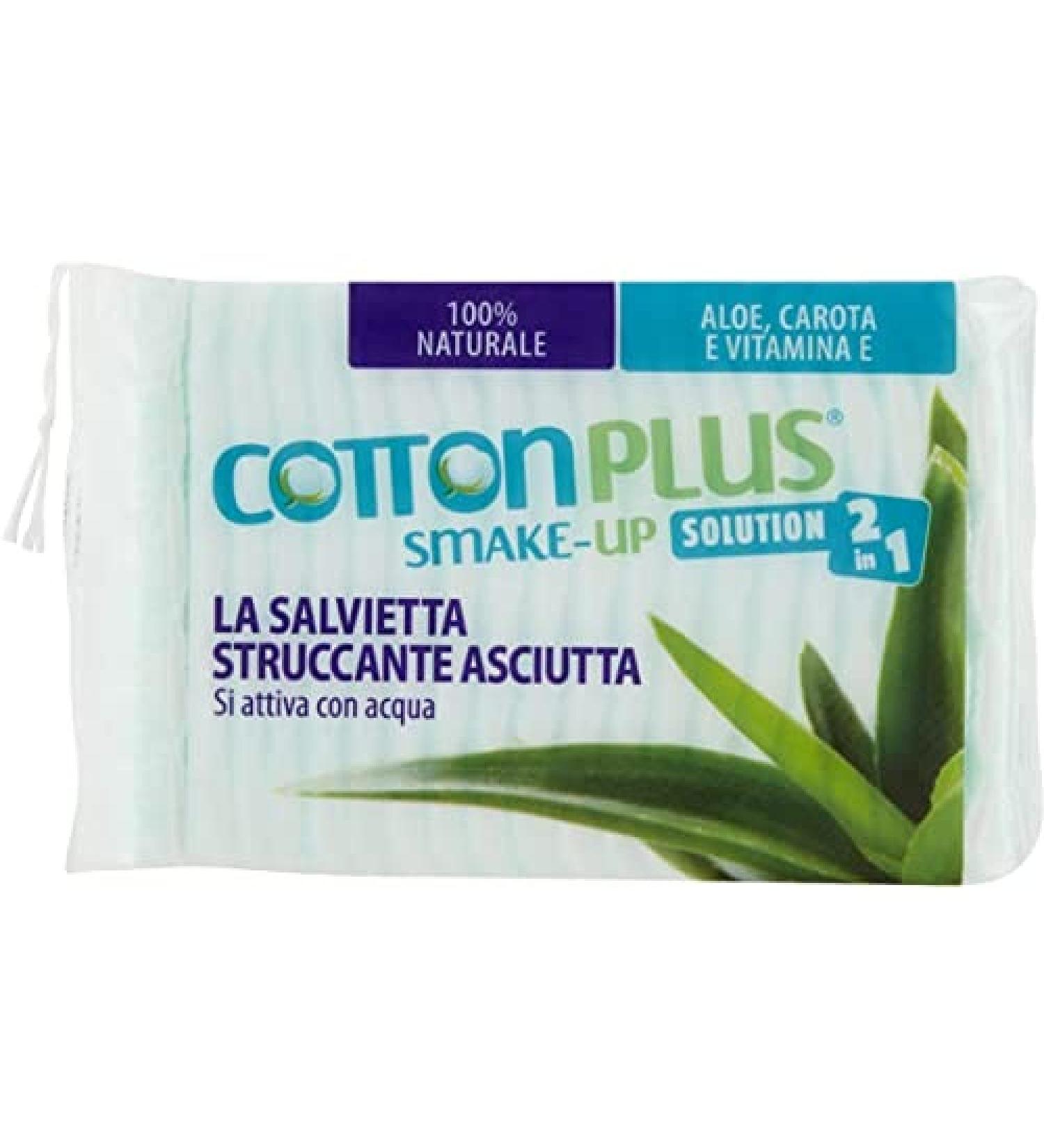 Buy Cotton Plus Faldine Make-Up Remover - 2 in 1 Cleansing Milk Maxi-Pack of 50 | International Shipping - Buy Online on GoSupps.com