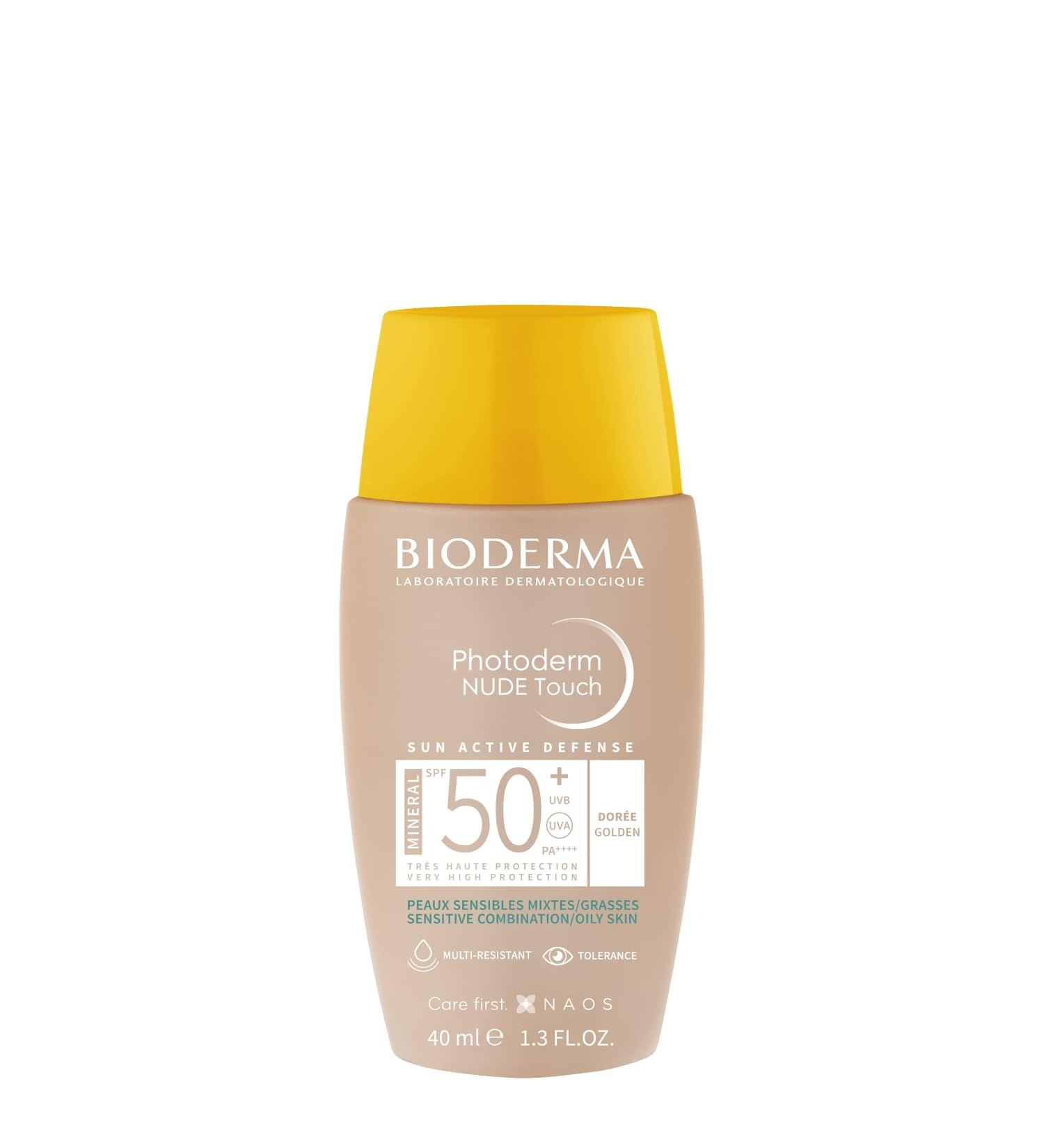 Bioderma Photoderm Nude Touch SPF50+ 40ml - Golden - Buy Online on GoSupps.com