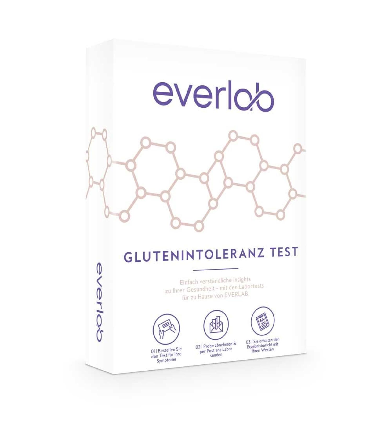 Everlab Gluten Intolerance Test - Quick & Easy Anti-Transglutaminase SIgA & Secretor IgA Home Self-Test | International Shipping - Buy Online on GoSupps.com