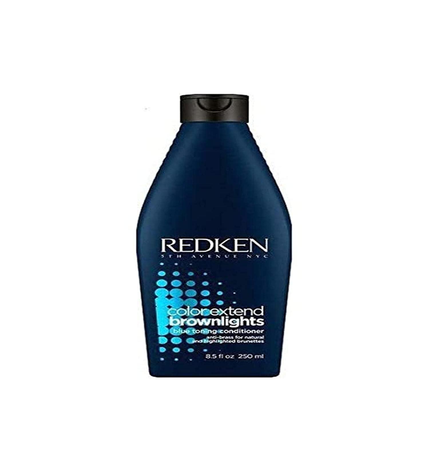 Buy Redken Extend Brownlights Blue Toning Conditioner 1000 ml - Best for Blonde & Brown Hair - Free International Shipping! - Buy Online on GoSupps.com