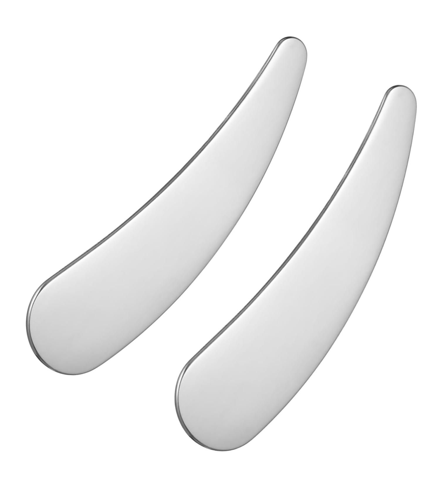 Mikinona 2pcs Cosmetic Spatula Lip Balm Spatula Makeup Spatula Small Beauty Scoop Makeup Scoop Spatula Lotion Spatula Face Cream Spatula Make up Spatula Tool Esthetician Supplies - Buy Online on GoSupps.com