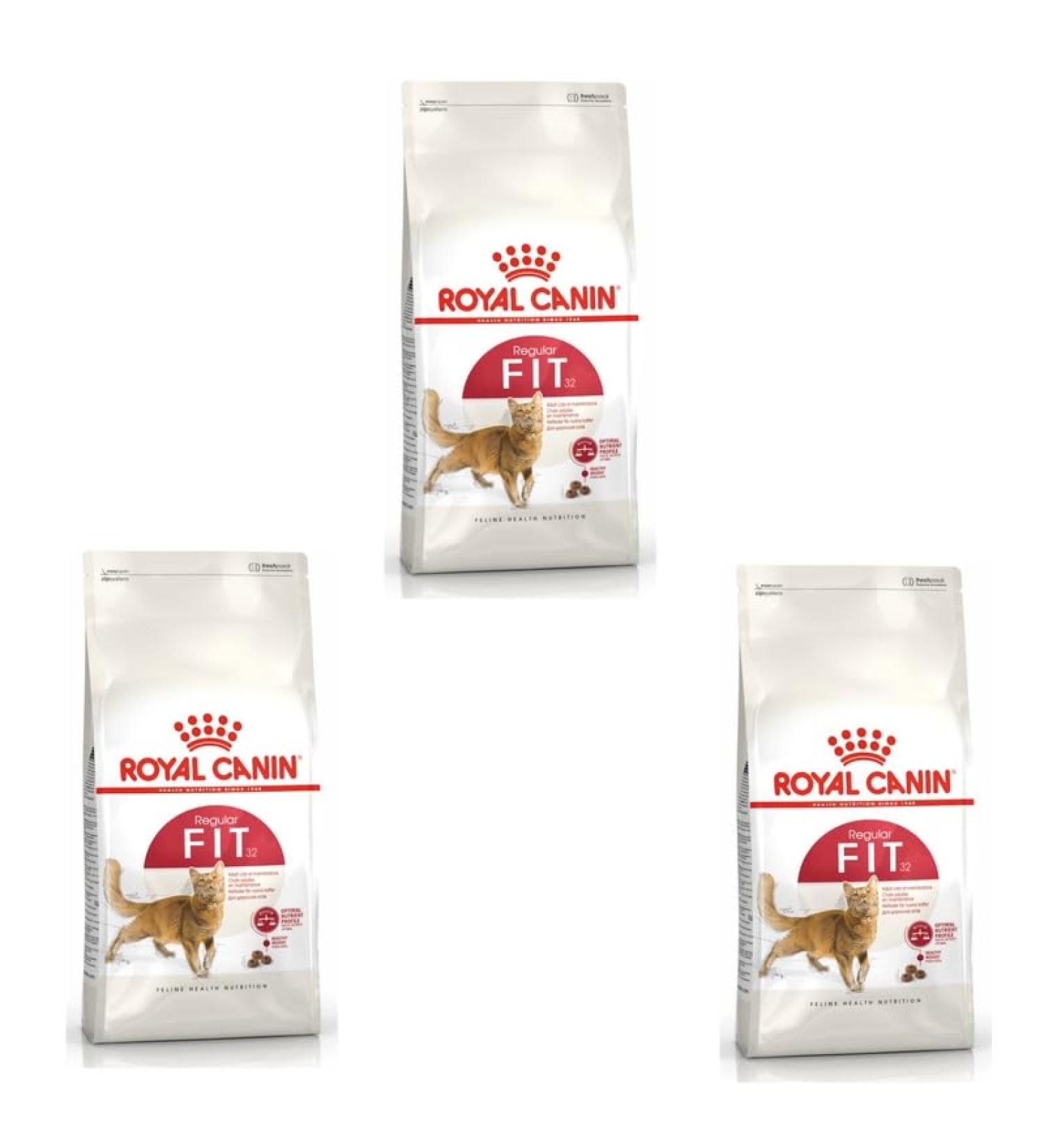 Royal Canin Fit Complete Dry Adult Cat Food 3 x 400g - Buy Online on GoSupps.com