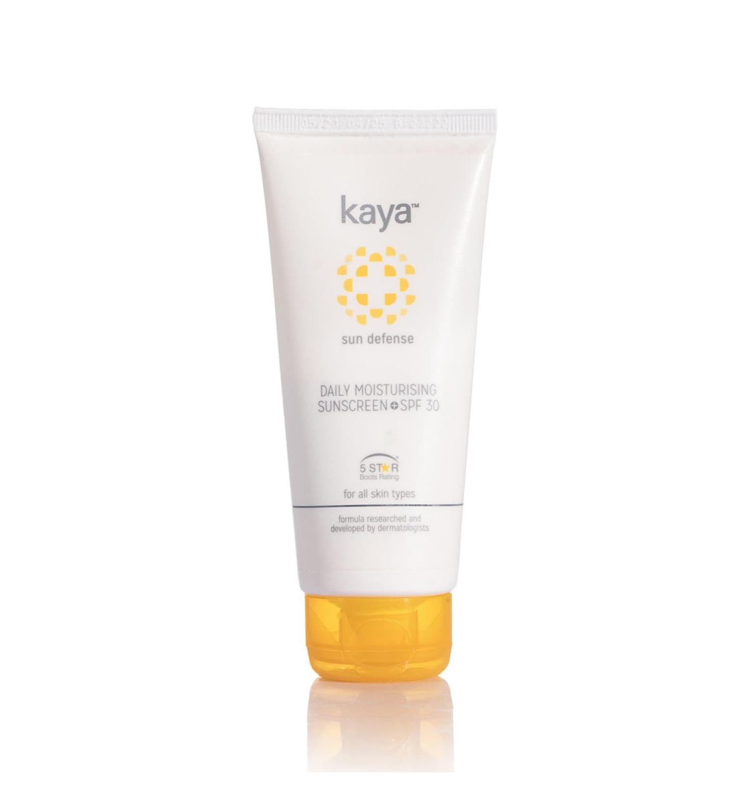 Kaya Skin Clinic Sunscreen SPF 30 Cream - 75ml | Daily Moisturizing & Water Resistant | Ideal for Women | International Shipping Available - Buy Online on GoSupps.com