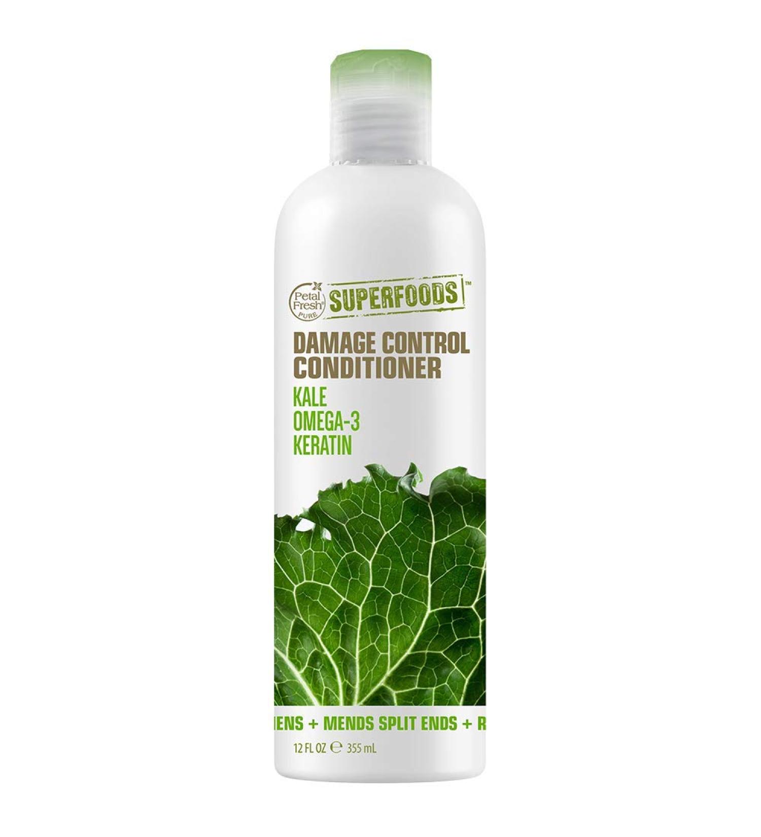 Petal Fresh SuperFoods Damage Control Conditioner Kale Omega 3 & Keratin 12 fl oz (355 ml)