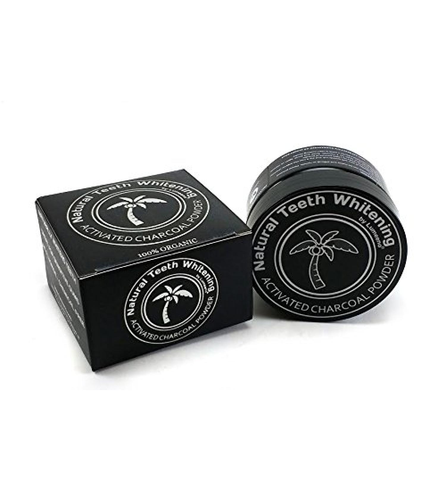 Organic Coconut Activated Charcoal Teeth Whitening Powder - Sensitive Tooth & Gum Cleanse - Vegan & Gluten-Free - Buy Online on GoSupps.com
