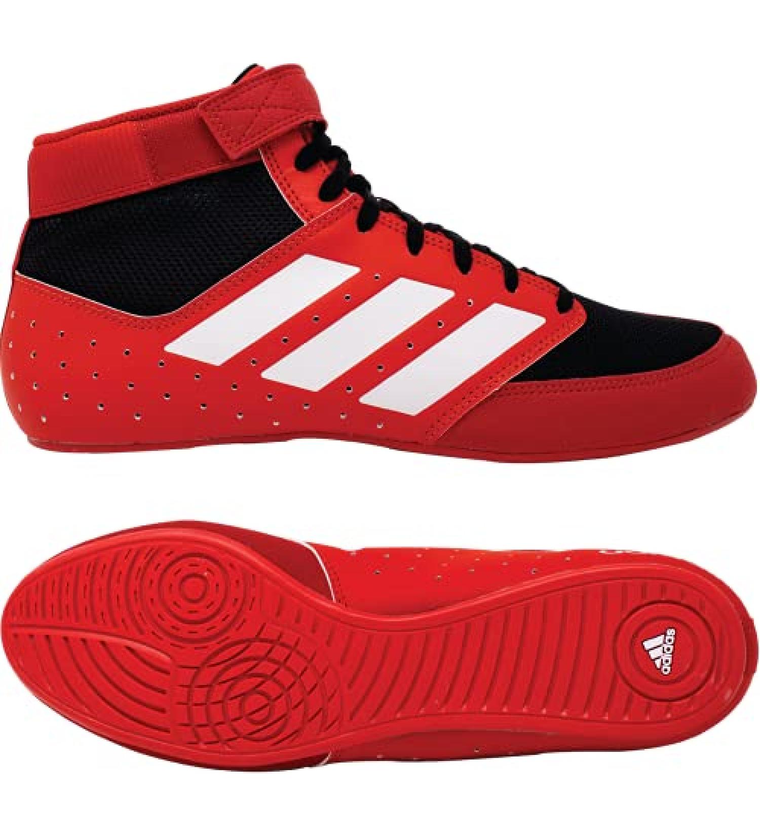 adidas Men's Mat Hog 2.0 Sneaker, Red/Black/White, 13