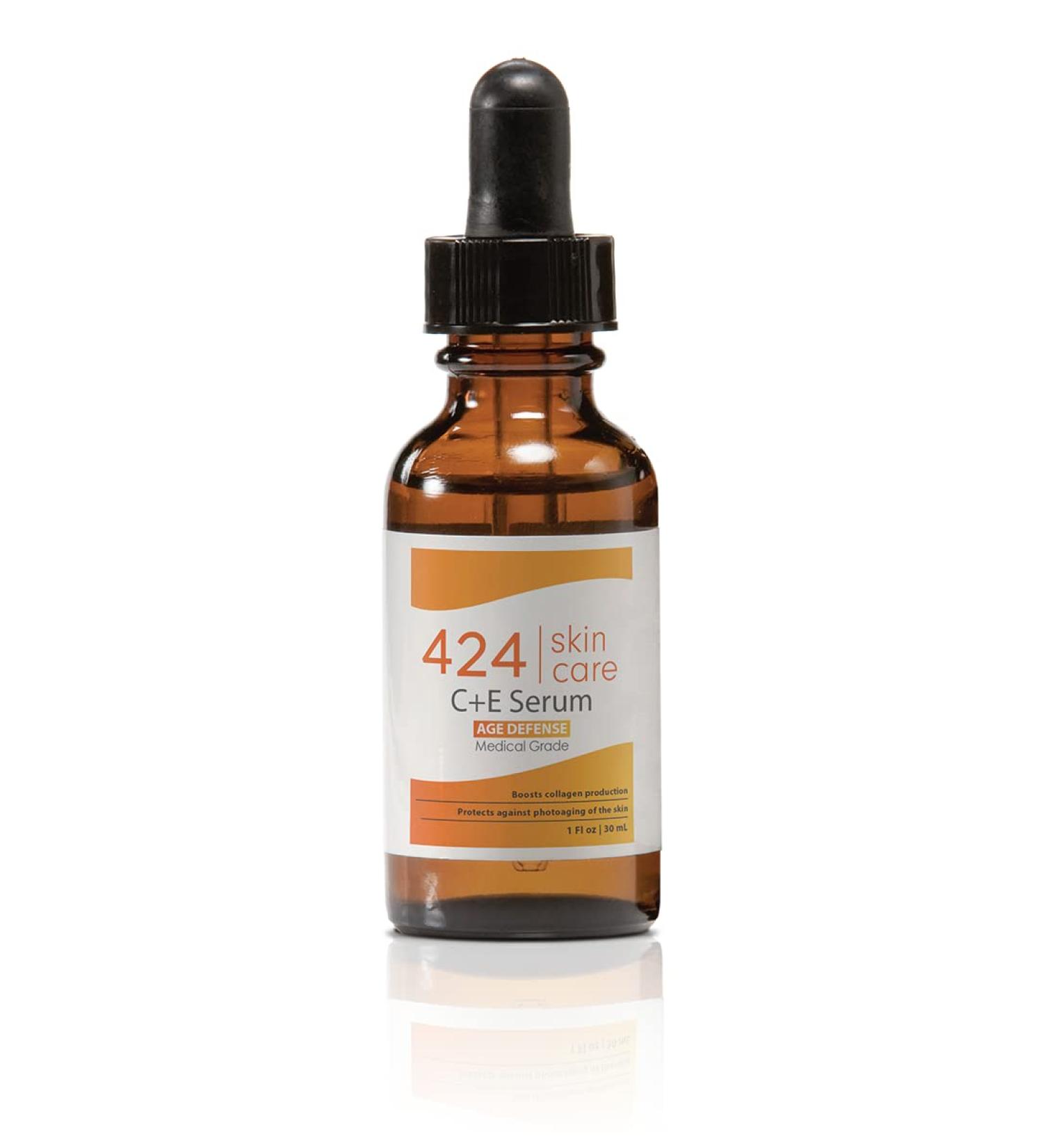 424 Skin Care C+E Serum - Dermatologist Tested & Recommended - Clinically Proven Formula 1 fl oz - Buy Online on GoSupps.com