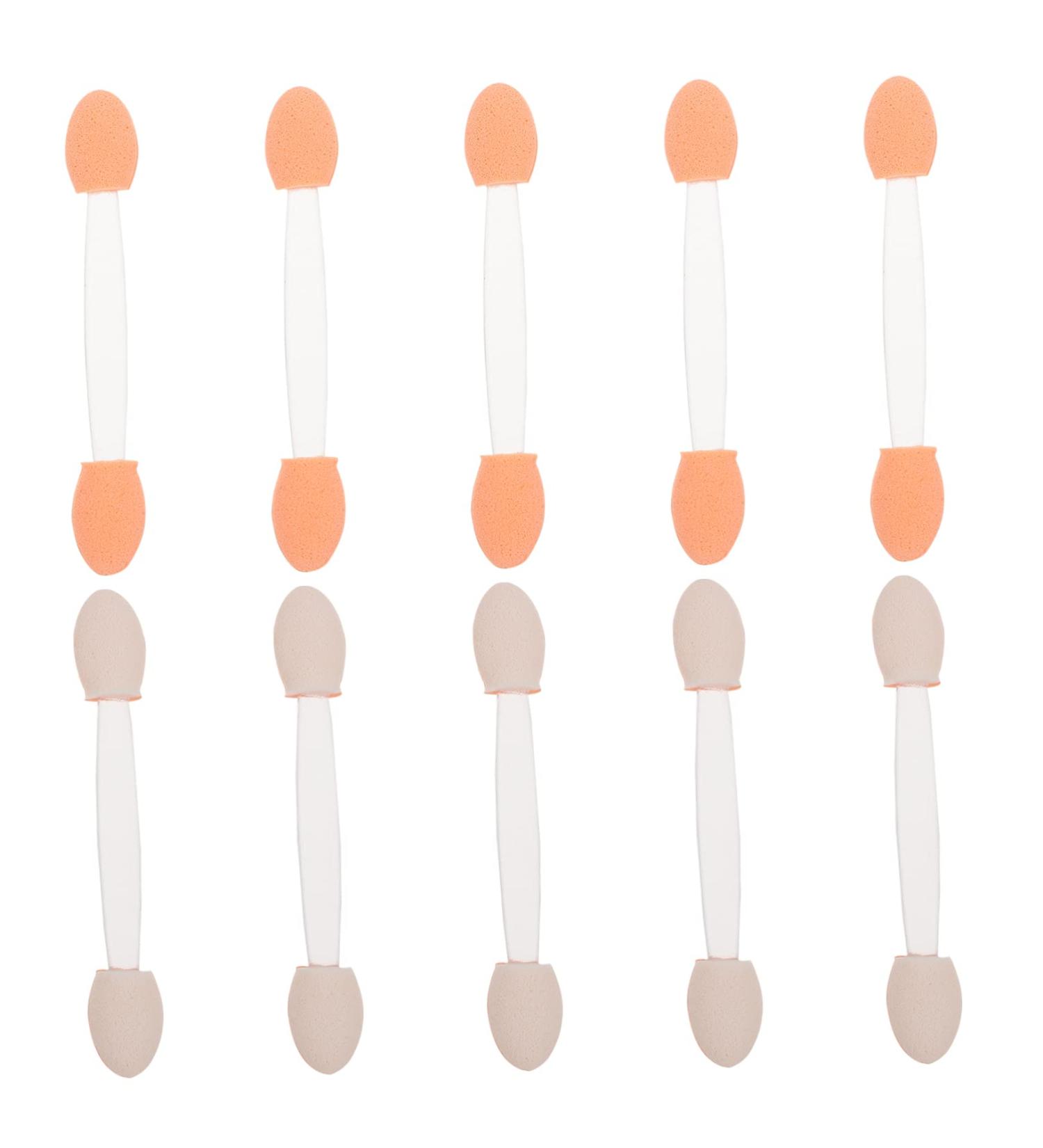BELLIFFY 100pcs Double Ended Eyeshadow Brush Cosmetic Tool Latex Sponge Sponge Brush Makeup Tool Dual-side Eyeshadow Stick Cosmetic Applicator Eye Makeup Applicator 6.5x1.3cm White - Buy Online on GoSupps.com
