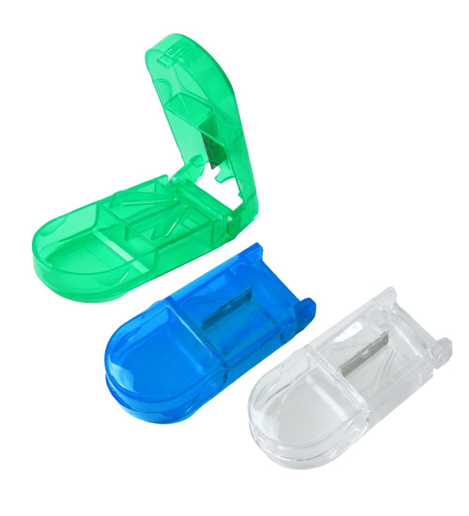 Ximimark 6 pcs Easy-to-Use Pill Cutter & Storage Box | Best Medication Management & Organization Tool - Buy Online on GoSupps.com