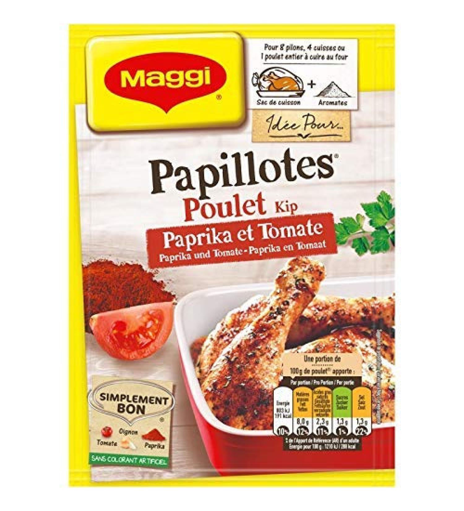 Epicerie sal e NESTLE MAGGI - Chicken Paprika Papillote 28G - Pack of 3 - best offer