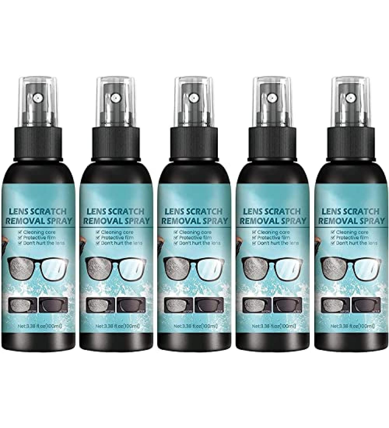 YANGYANGDA Eyeglass Scratch Repair Solution Lens Scratch Removal Spray Eyeglass Windshield Glass Repair Liquid Glasses Cleaner for All Lenses (5PCS) - Buy Online on GoSupps.com
