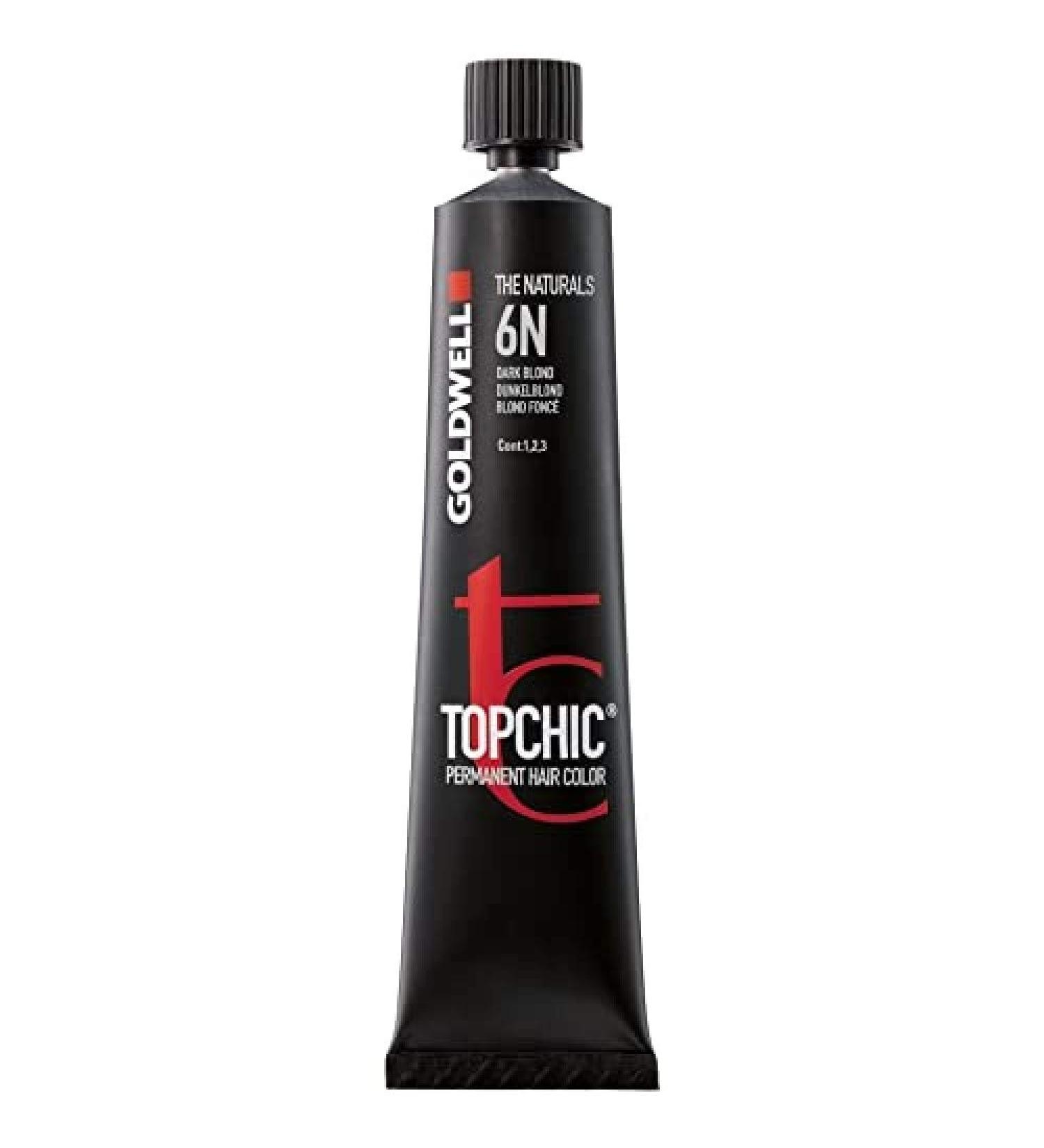 Goldwell Topchic hair color 4NA medium-natural-ash brown 1 pack (1 x 60 ml) 4NA medium-natural-ash brown 60 ml (1 pack)