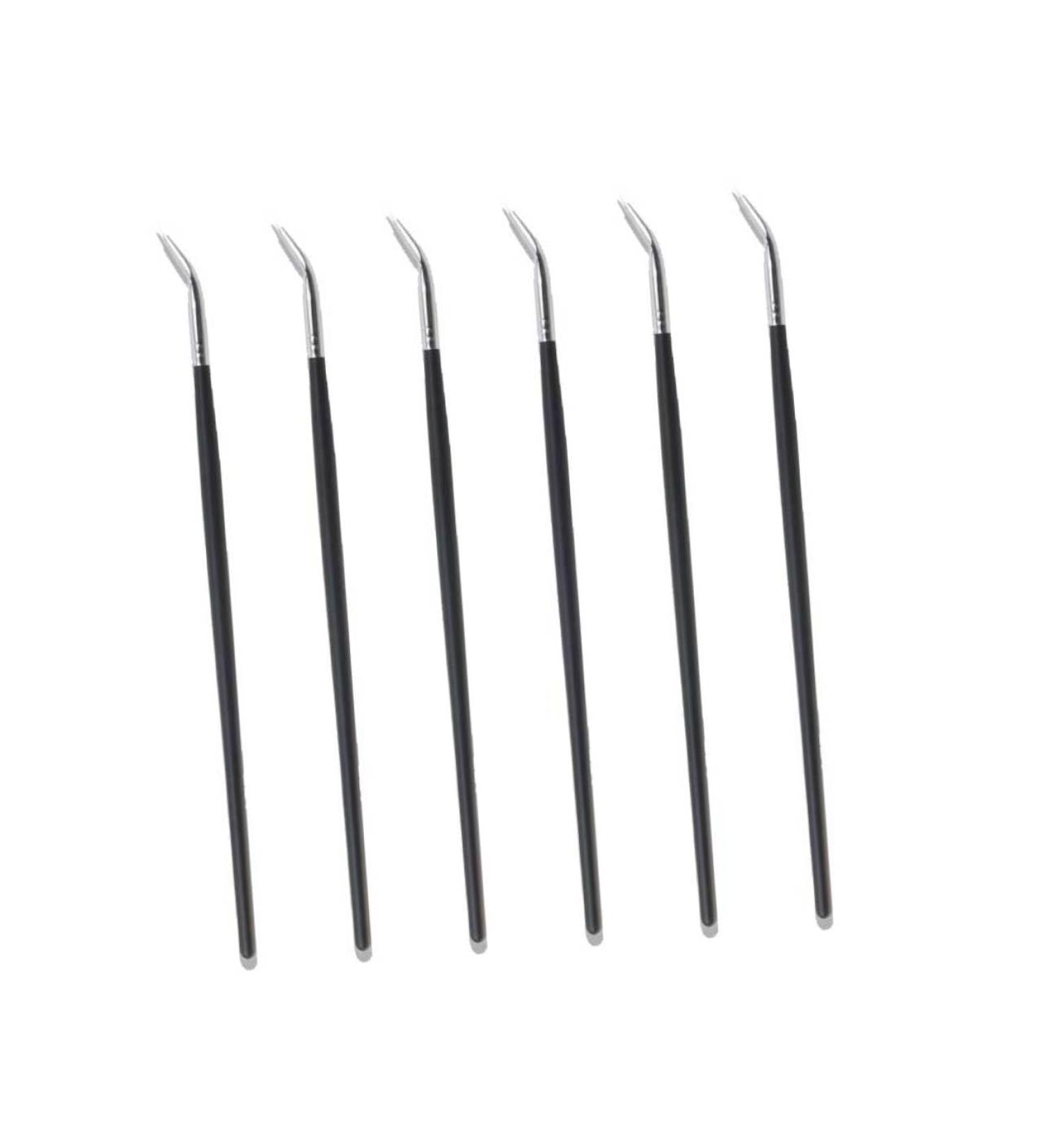 Housoutil 6pcs Eyeliner Brush Cosmetic Tools Eye Liner Brush Eyeliner Cream Brush Dropshipping 18.1X0.5cm As Shown - Buy Online on GoSupps.com