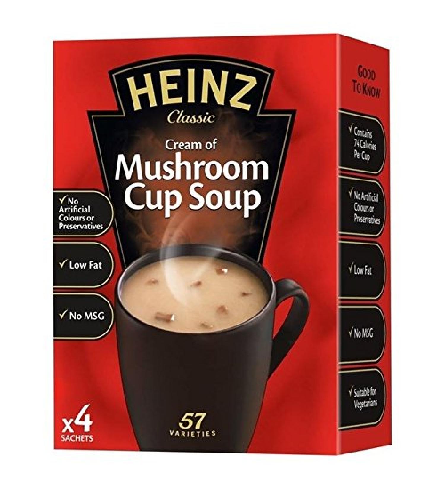 HEINZ HEINZ Mushrooms Soup Cups at 70 g - Pack of 2