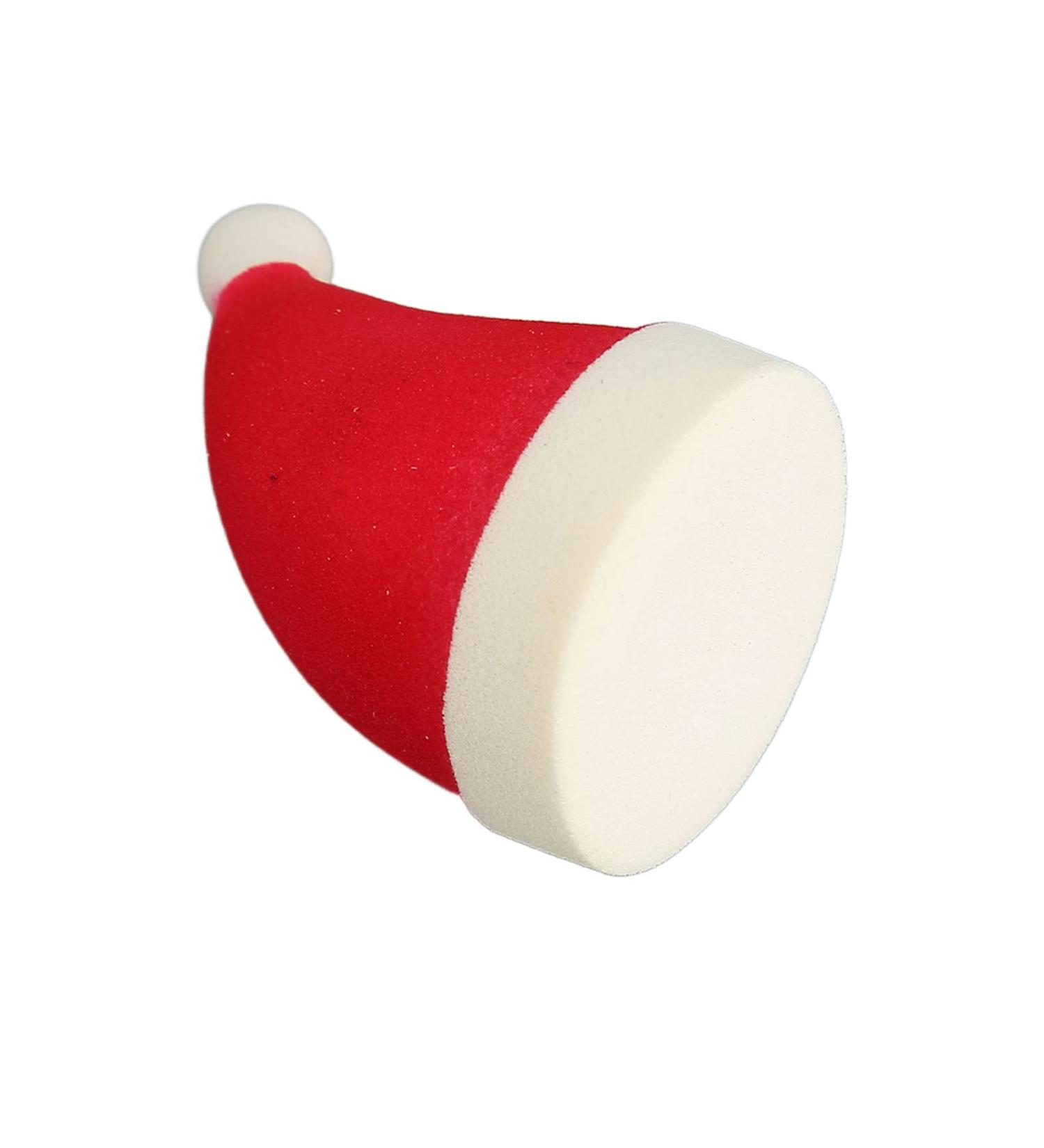 Super Soft Makeup Sponges - Christmas Hat Design Wet & Dry Elastic Blending Foundation Sponge for Flawless Application - Buy Online on GoSupps.com