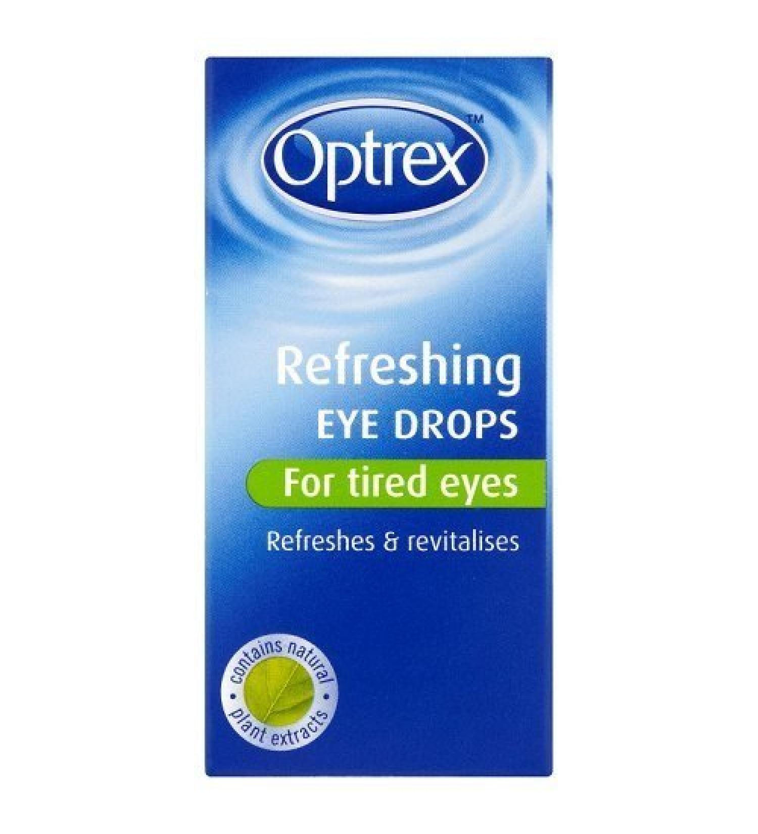 Optrex Refreshing Eye Drops for Tired Eyes 10 ml Pack of 6