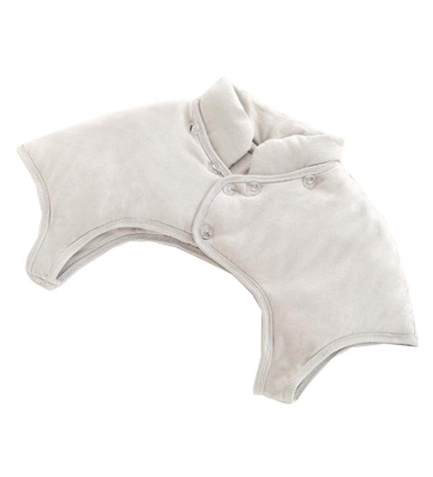 Buy Arthritis & Rheumatism Relief Neck & Shoulder Warmer | Thick Support Vest with Collar Pads - Light Grey - International Shipping Available - Buy Online on GoSupps.com