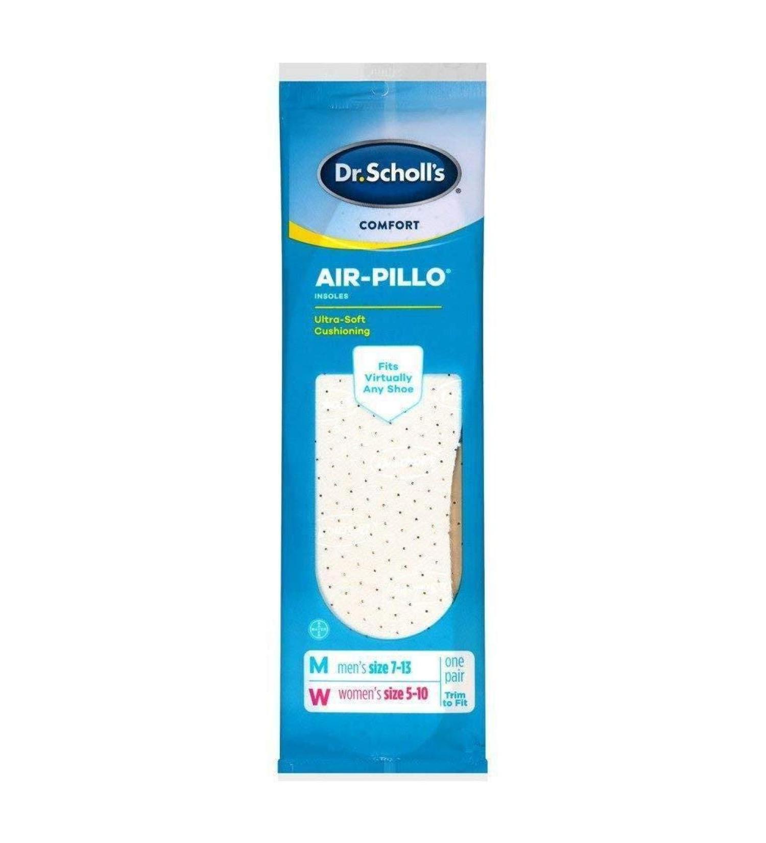 Dr. Scholls Air-Pillo Insoles Unisex (Men 7-13) (Woman 5-10)