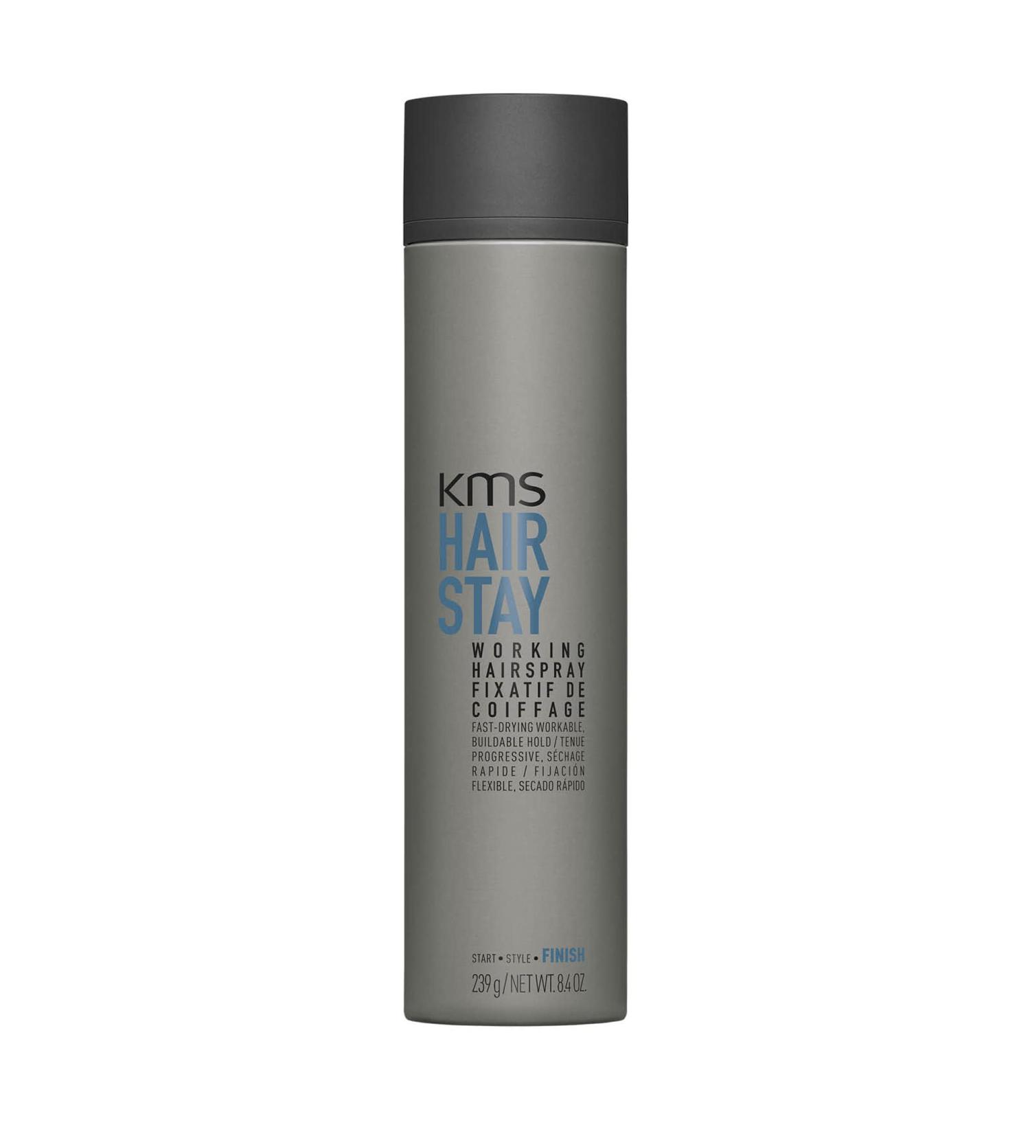 KMS HAIRSTAY Working Spray 8.4 oz - Long-lasting hold for all-day hairstyles - Buy Online on GoSupps.com